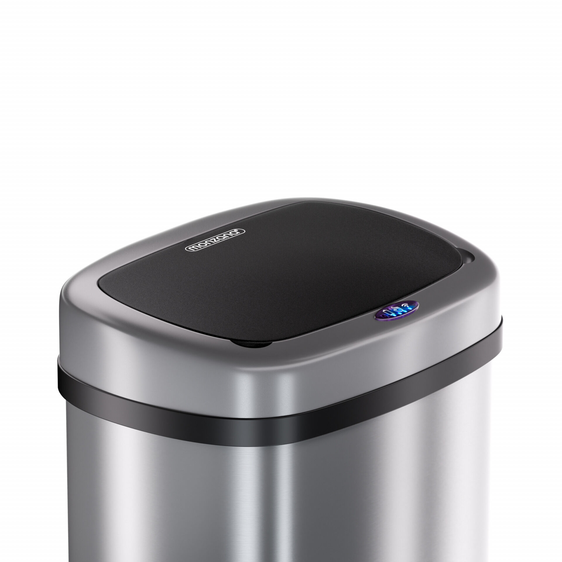 Sensor Mülleimer Edelstahl 58L