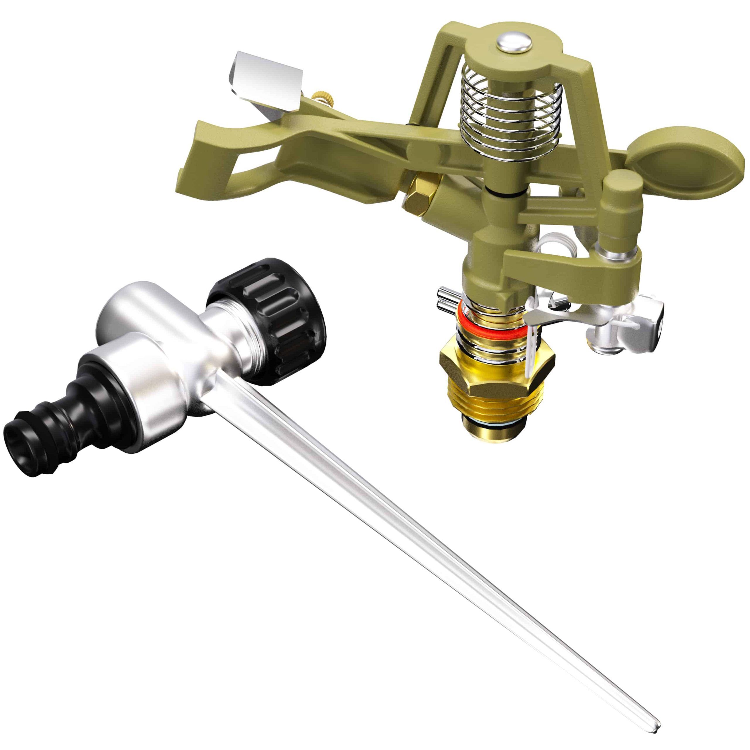 Rasensprenger Impulsregner 29x11x6cm 530m²