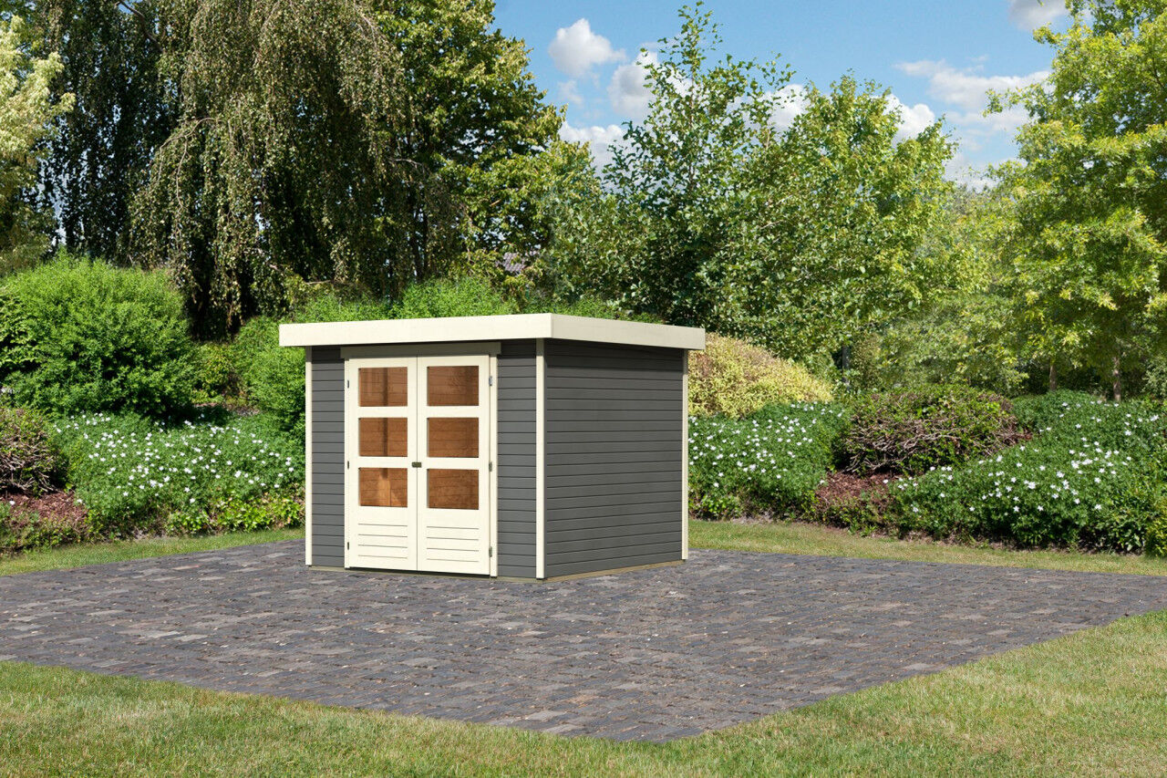Karibu Gartenhaus Askola 3,5, naturbelassen