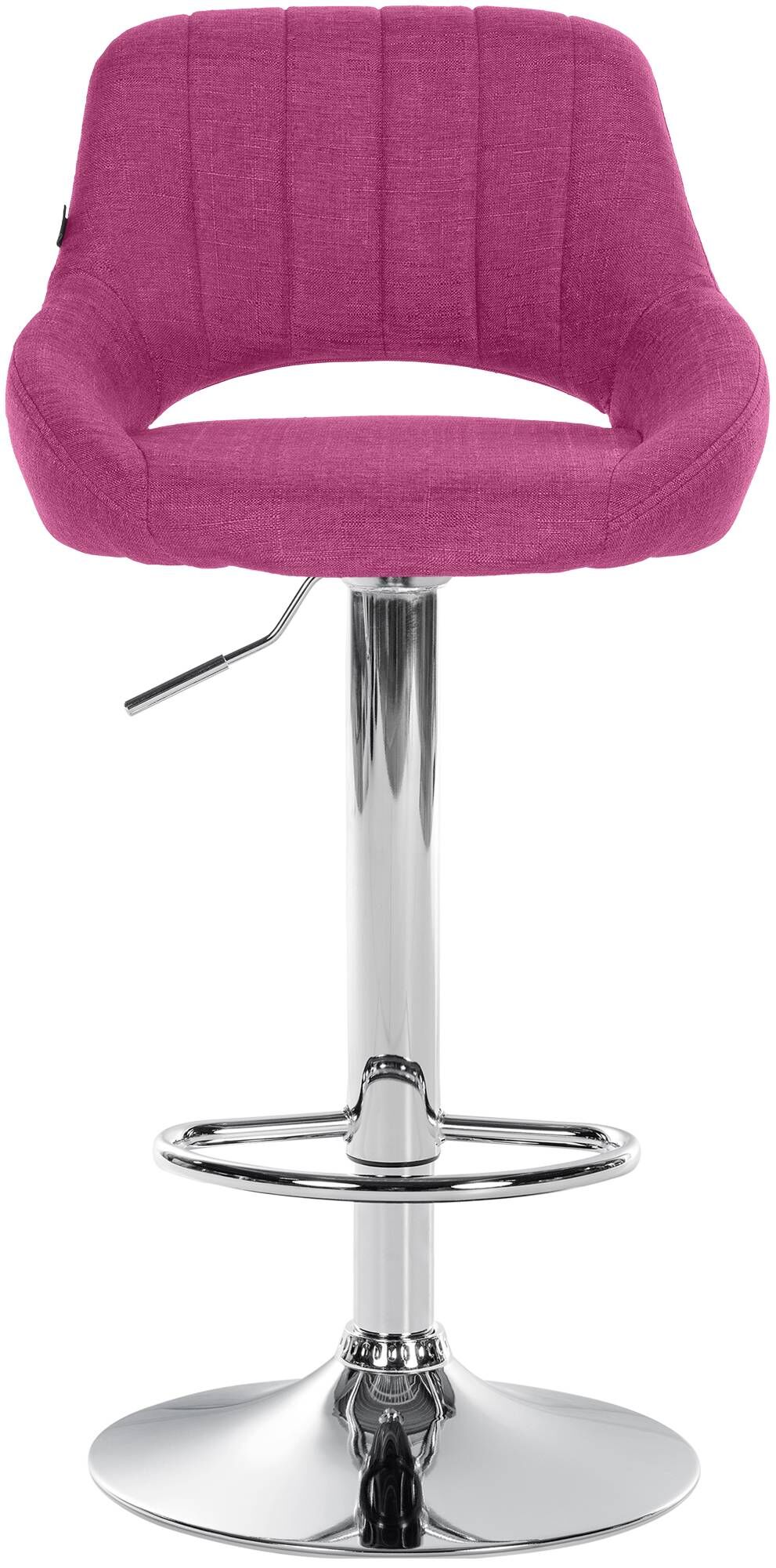Barhocker Milet Stoff chrom, lila