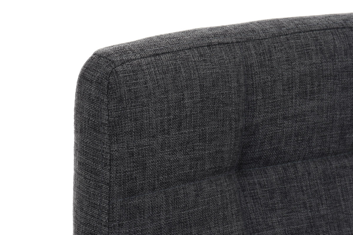 Barhocker Lincoln Stoff, hellgrau