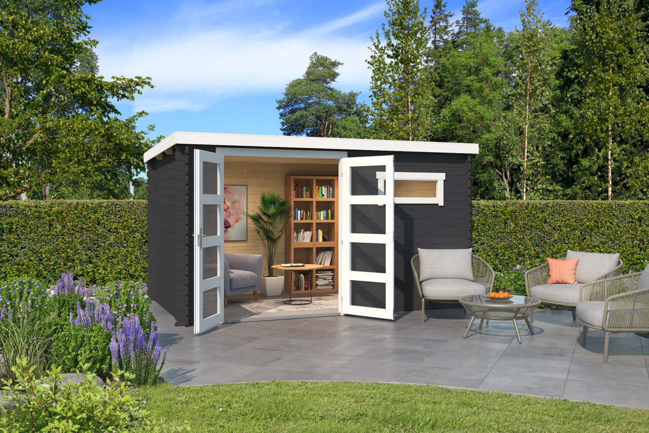 Lasita Maja Pultdach Gartenhaus Augusta