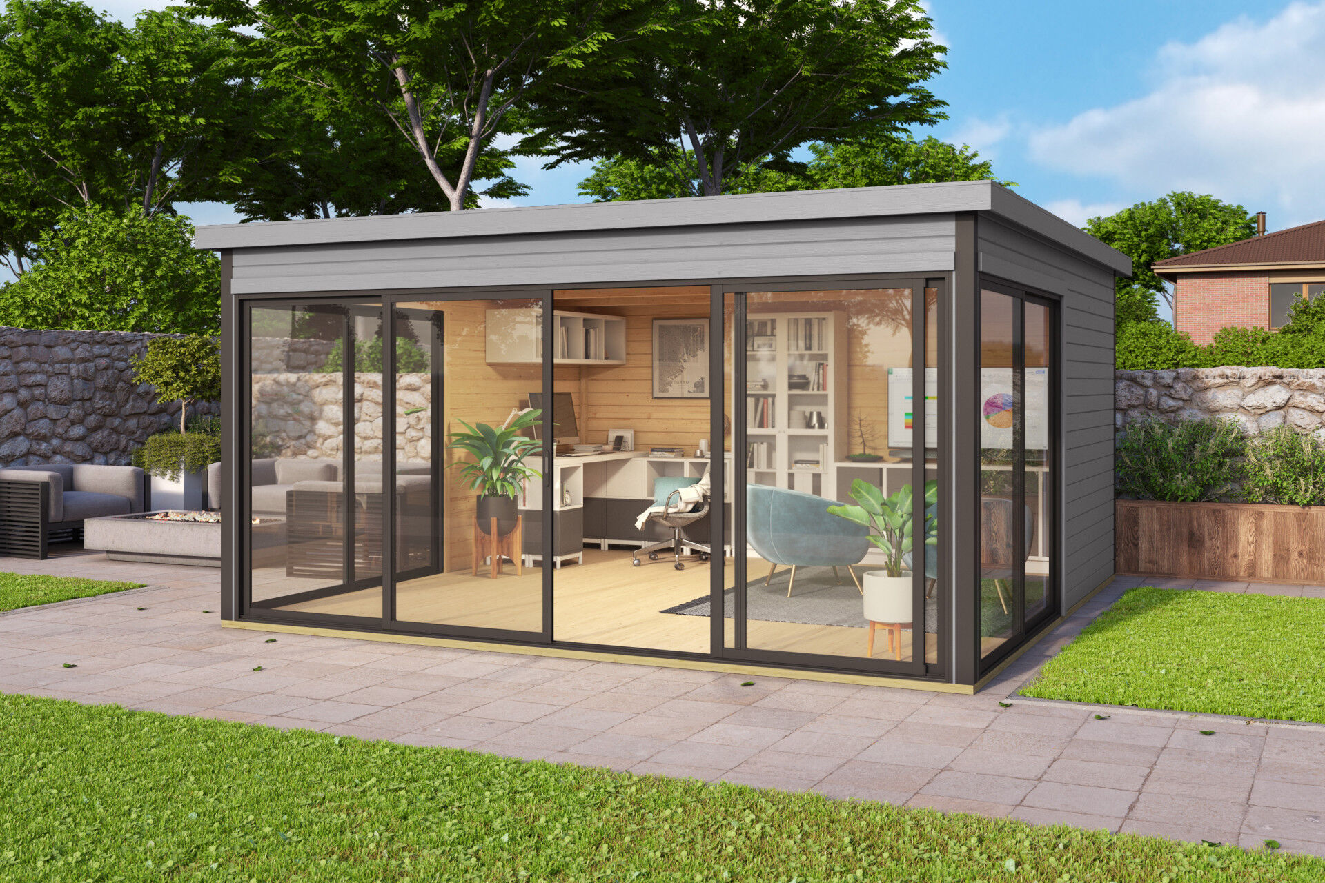 Lasita Maja Gartenhaus Domeo 5