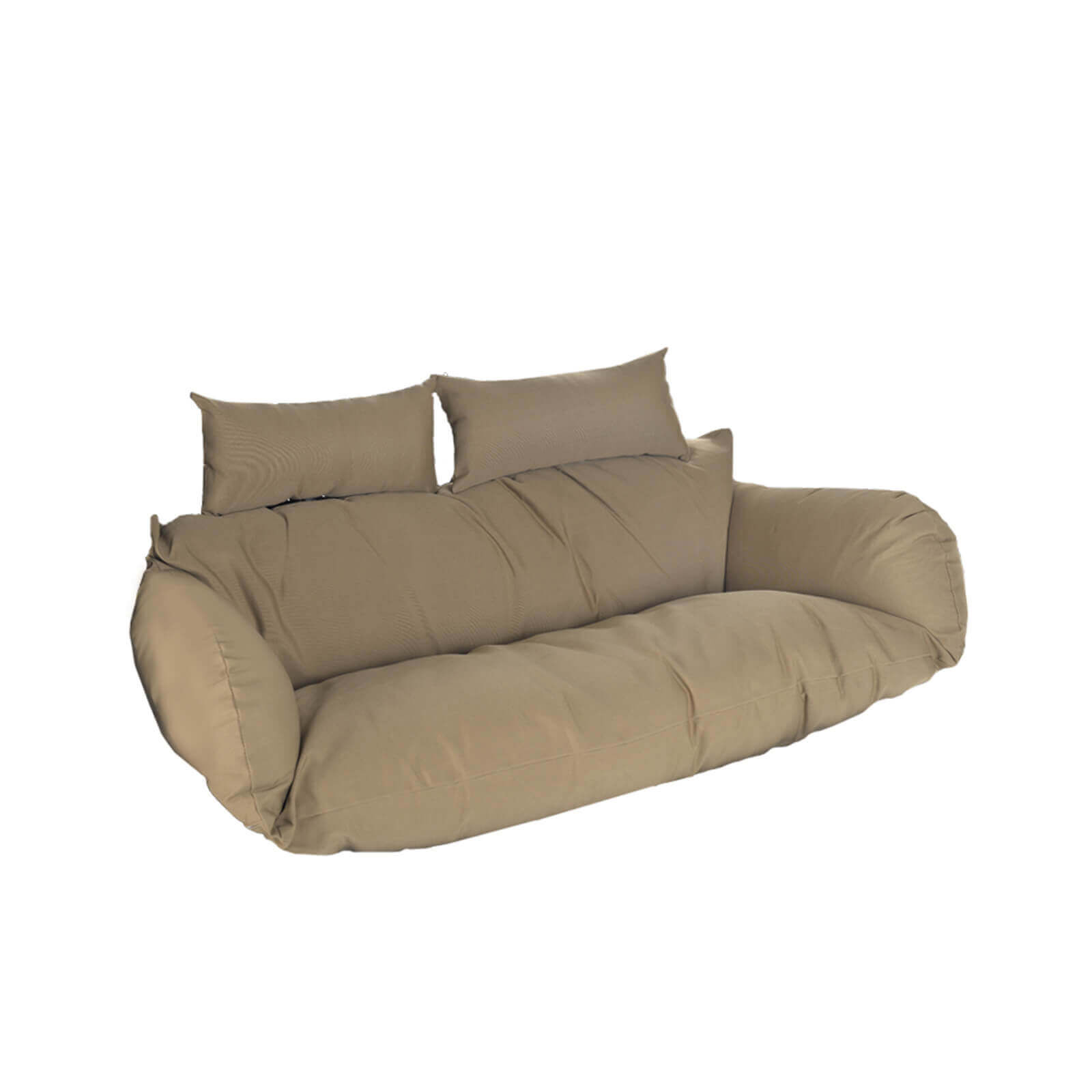 Polyrattan Hängesessel Kissen TWIN - Braun