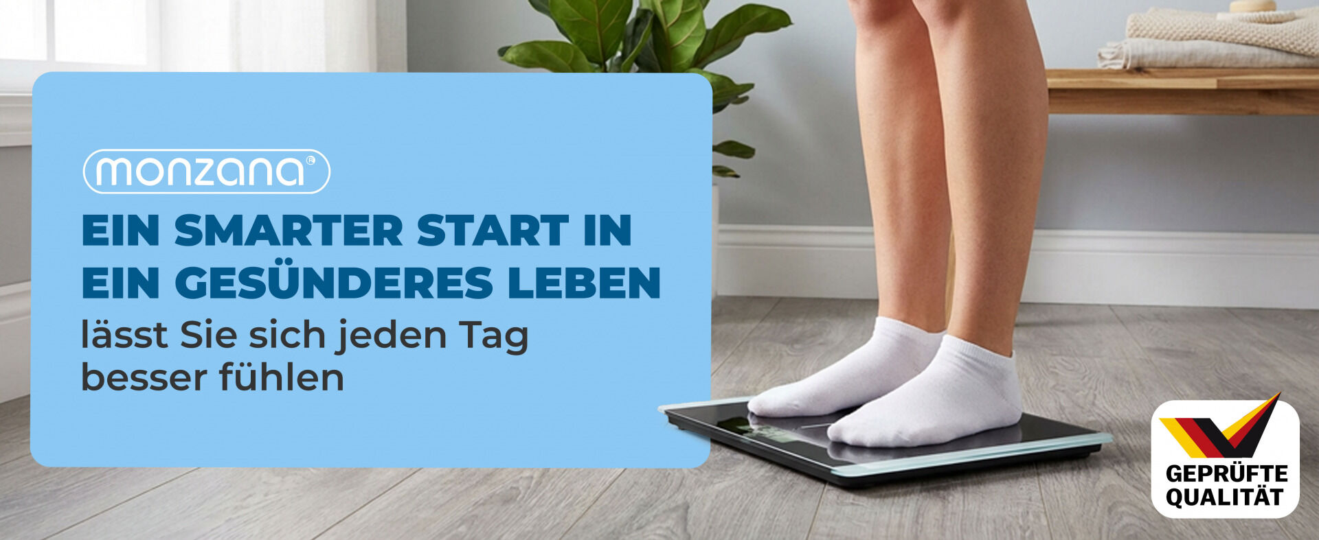 Digitale Personenwaage mit DMS-Sensorsystem - LCD Display