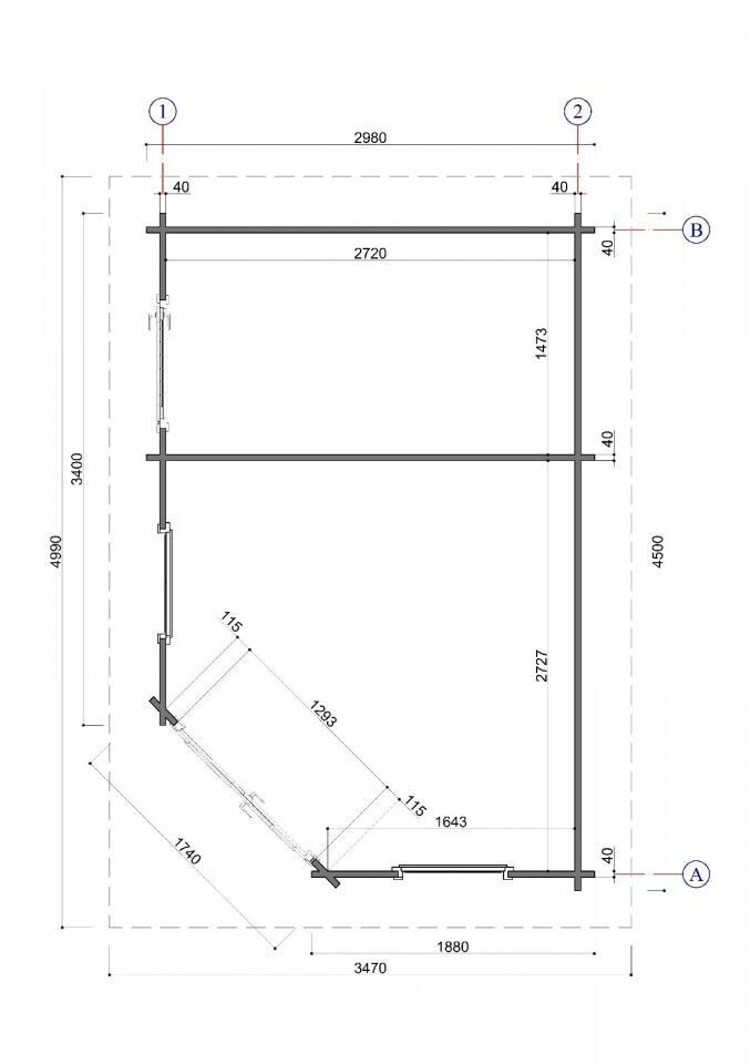 5 Eck Gartenhaus Norwegen 9