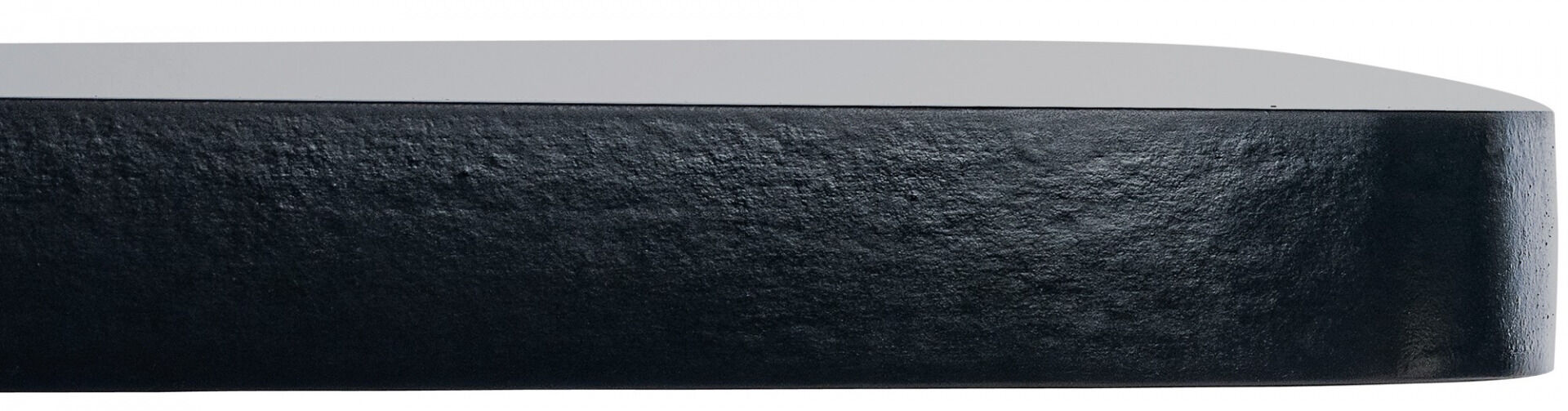 Stehtisch eckig, schwarz/schwarz