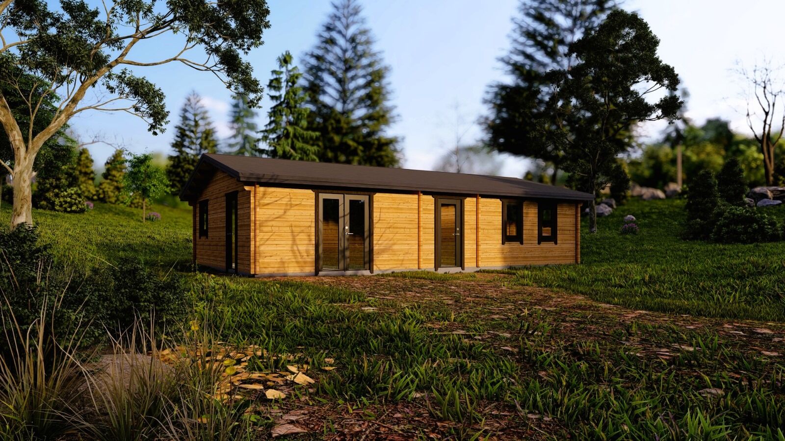 Holzhaus Bungalow Türi 75