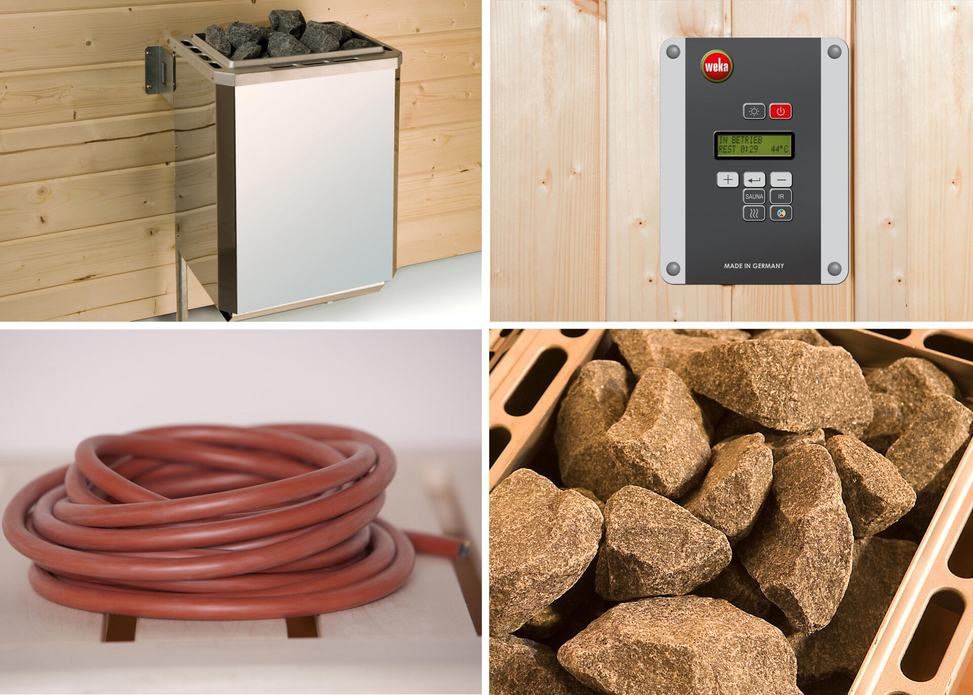 weka Saunaofenset Klassik 9,0 kW 400 V