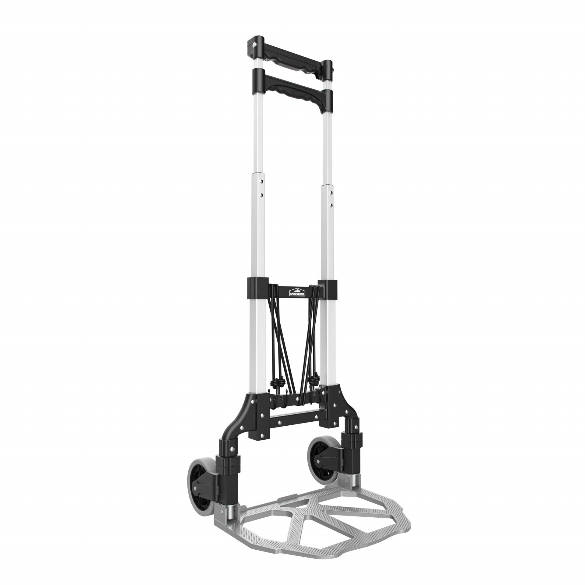 Sackkarre Silber/Schwarz Aluminium 80kg höhenverstellbar