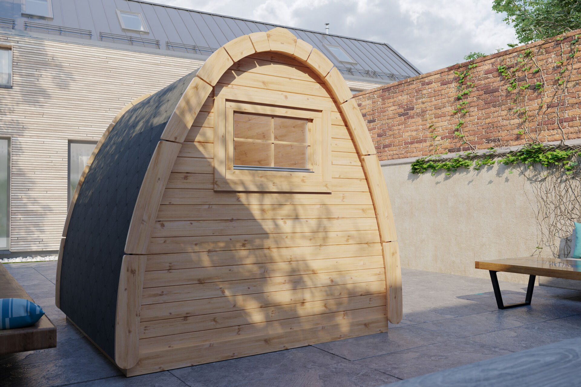 Camping Pod Helsinki 240x240, Bausatz