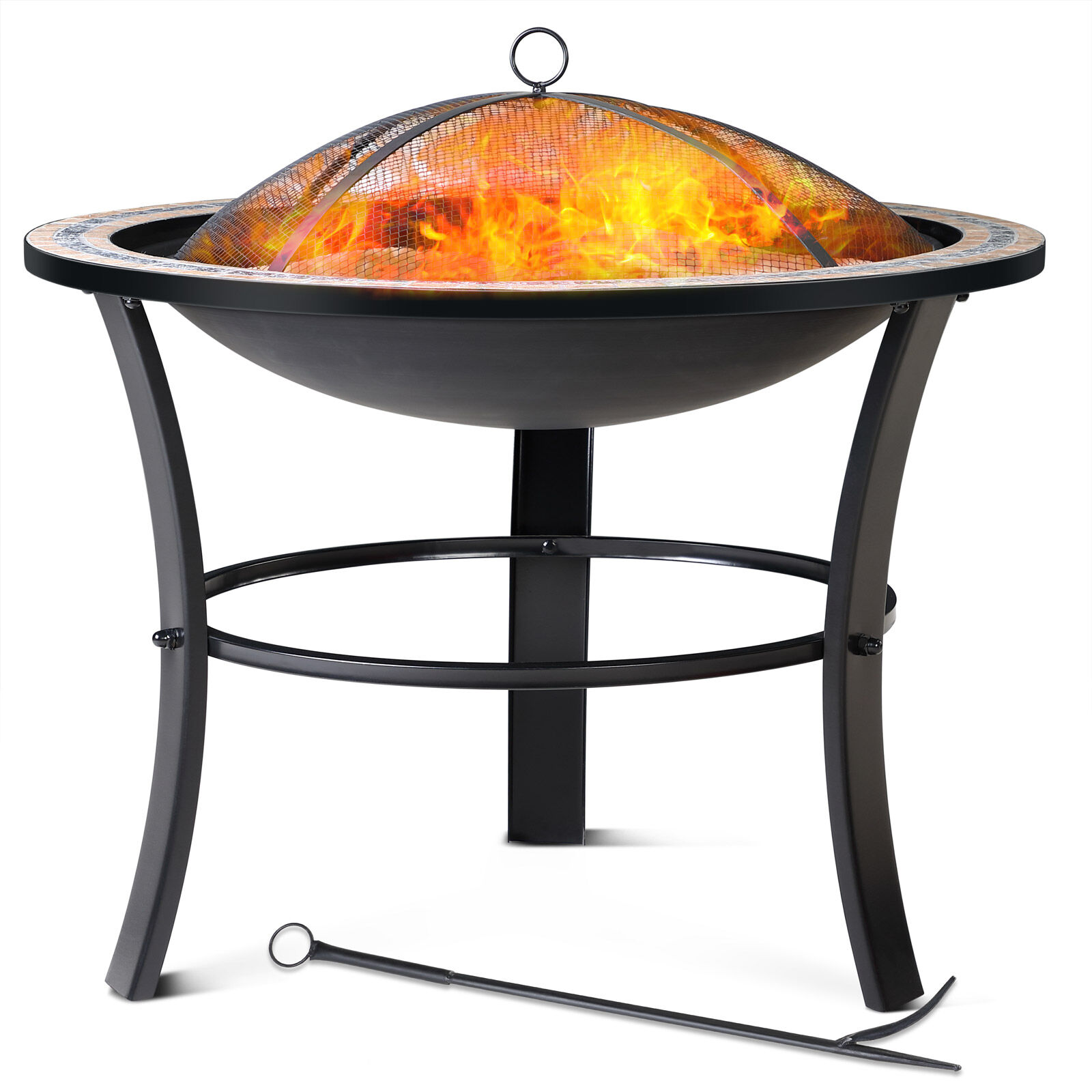 Feuerschale Fuego Mosaik Stahl Ø76cm