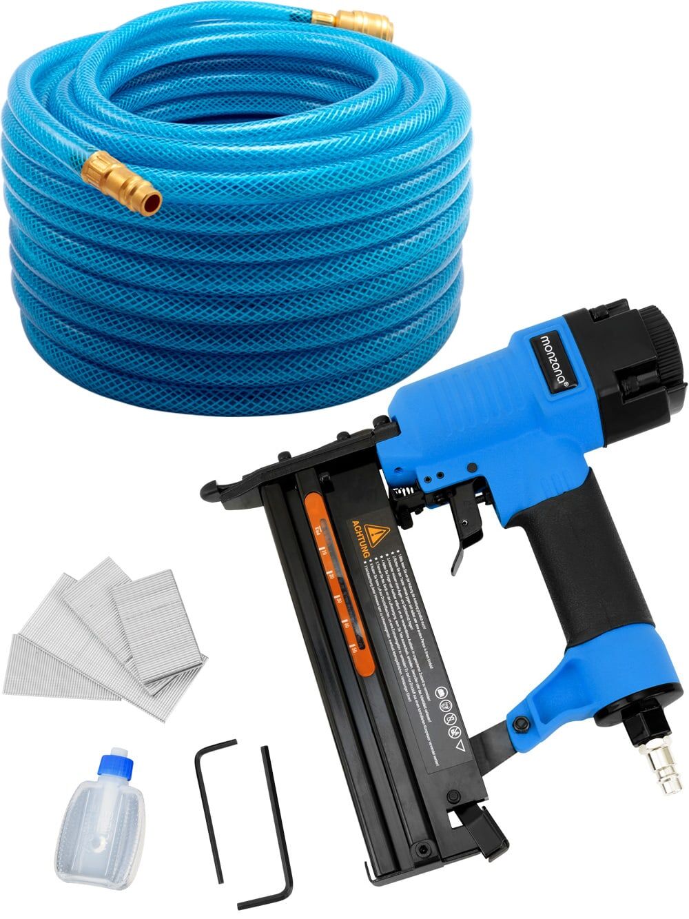 Druckluftschlauch 20m + Druckluft-Tacker
