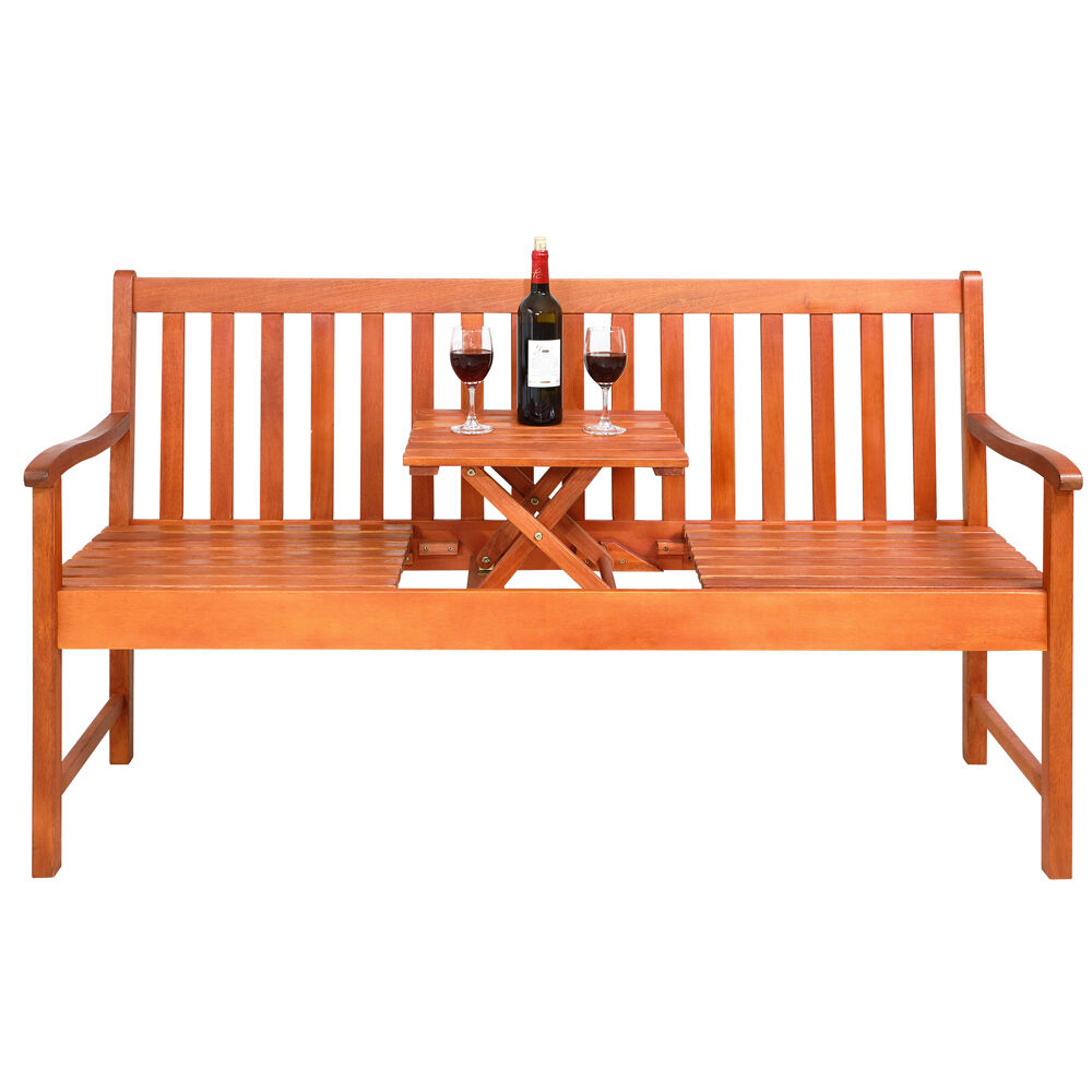 Gartenbank Picknick mit Tisch Eukalyptus FSC®-zertifiziert