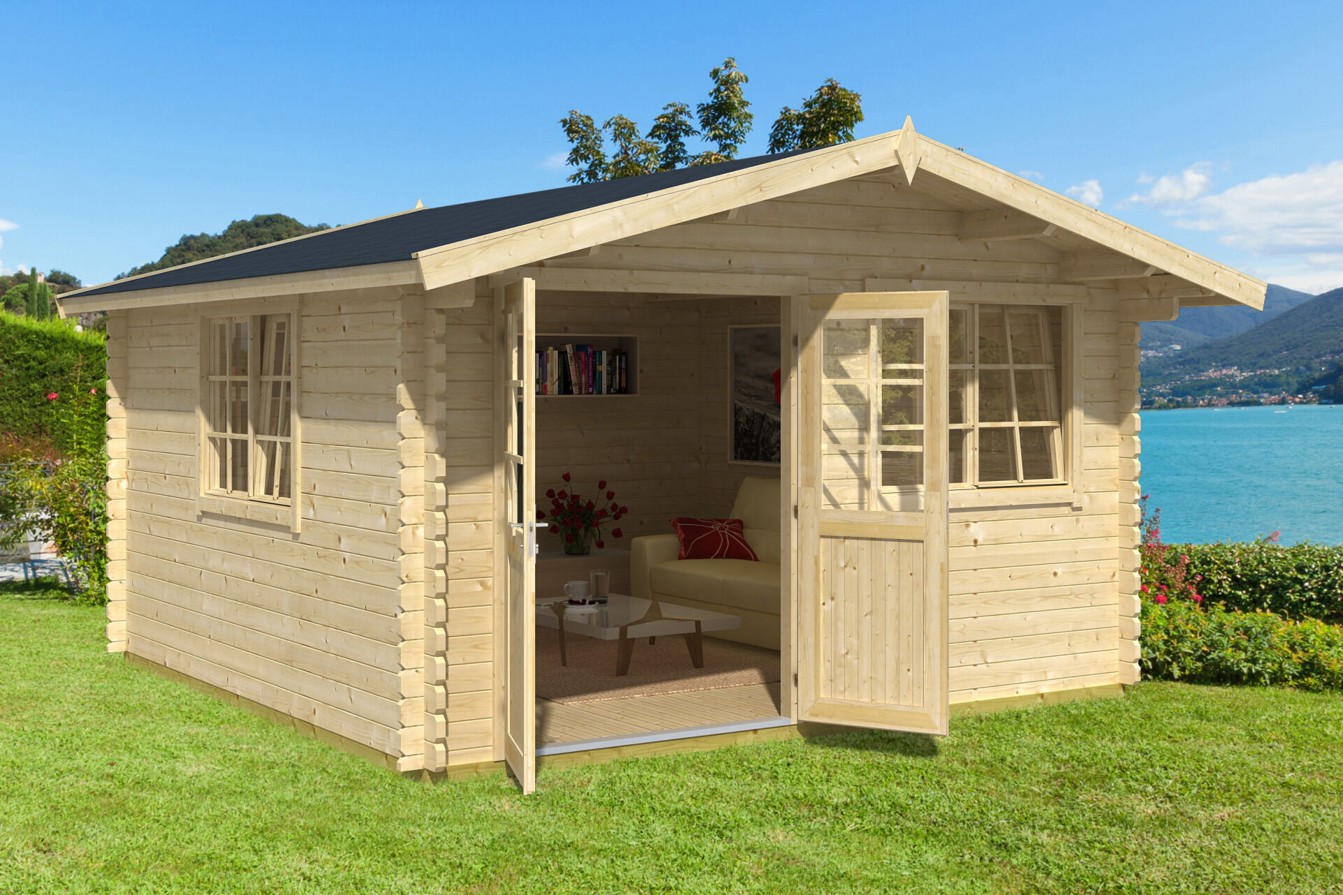 weka Gartenhaus 401 - 4,4x4,8m