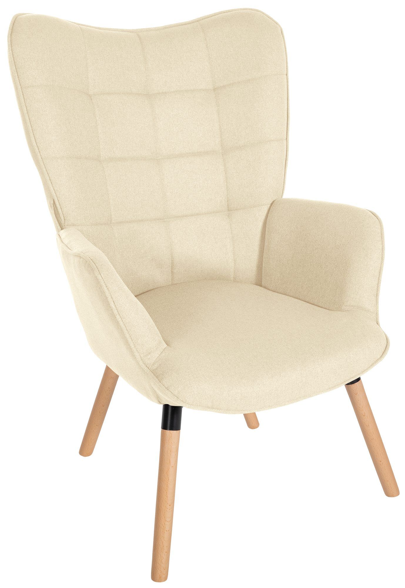 Sessel Garding Stoff, creme