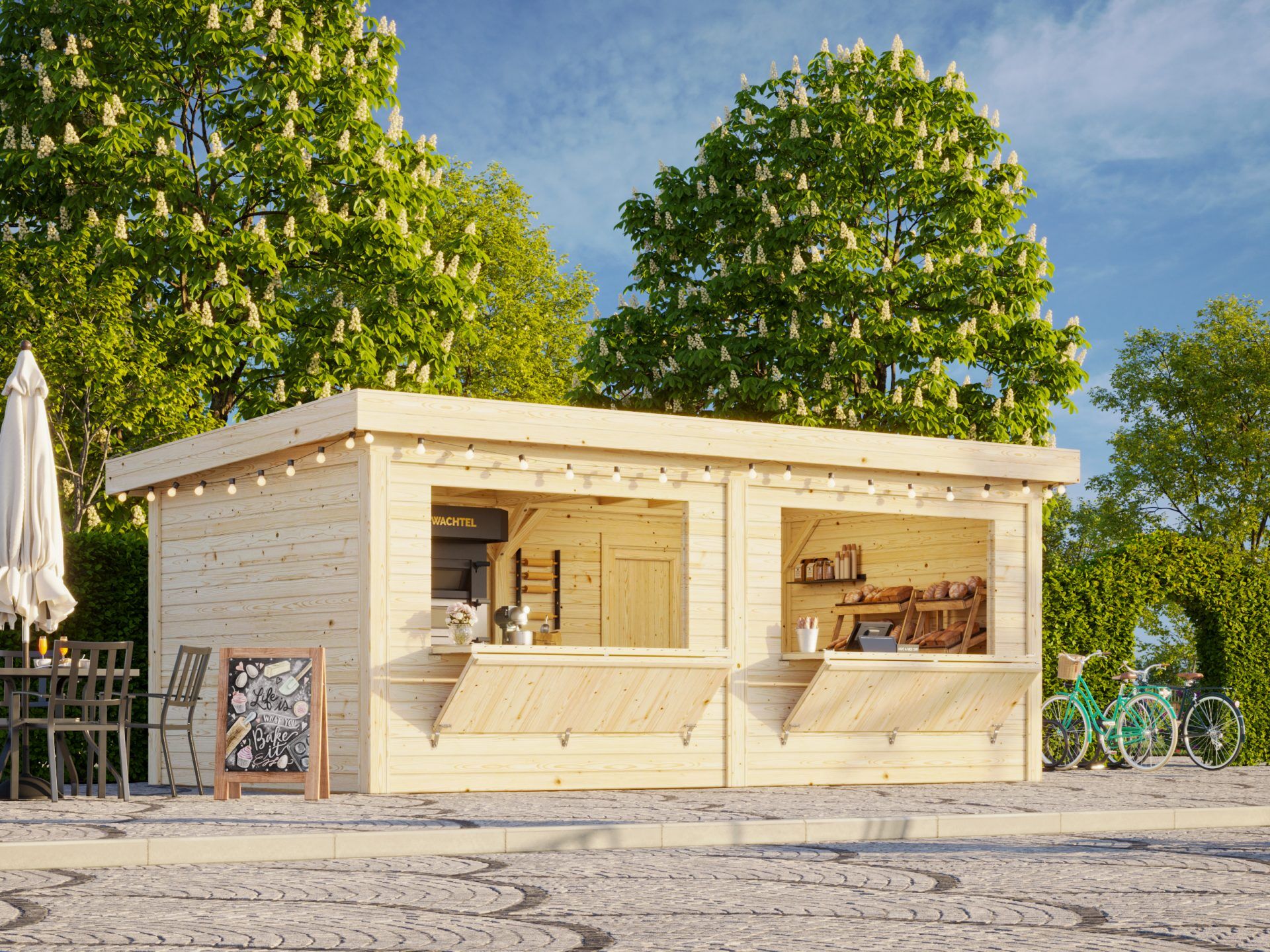Palmako Marktstand Lenna 16,6 m2 Set 311
