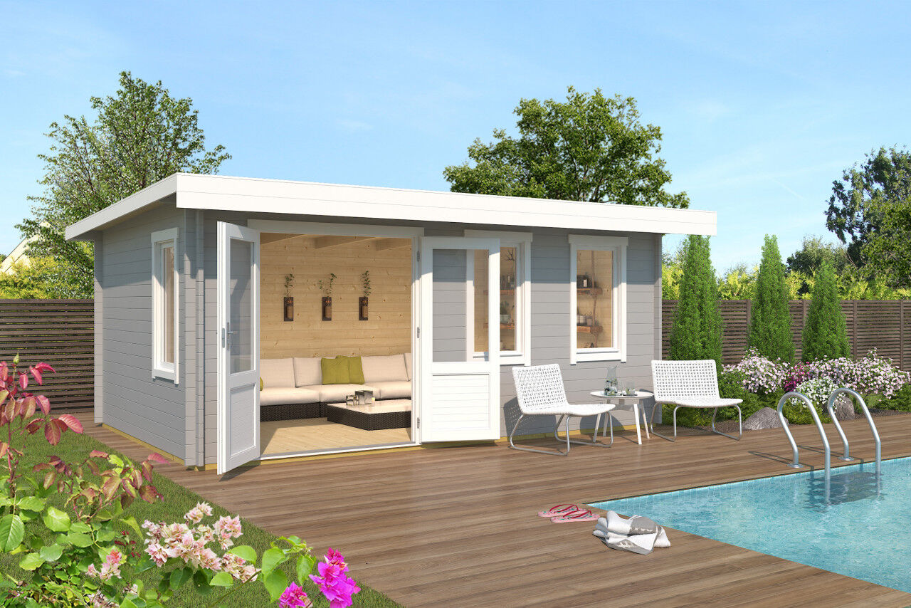 Pultdach Gartenhaus Lasita Maja Baruda 53