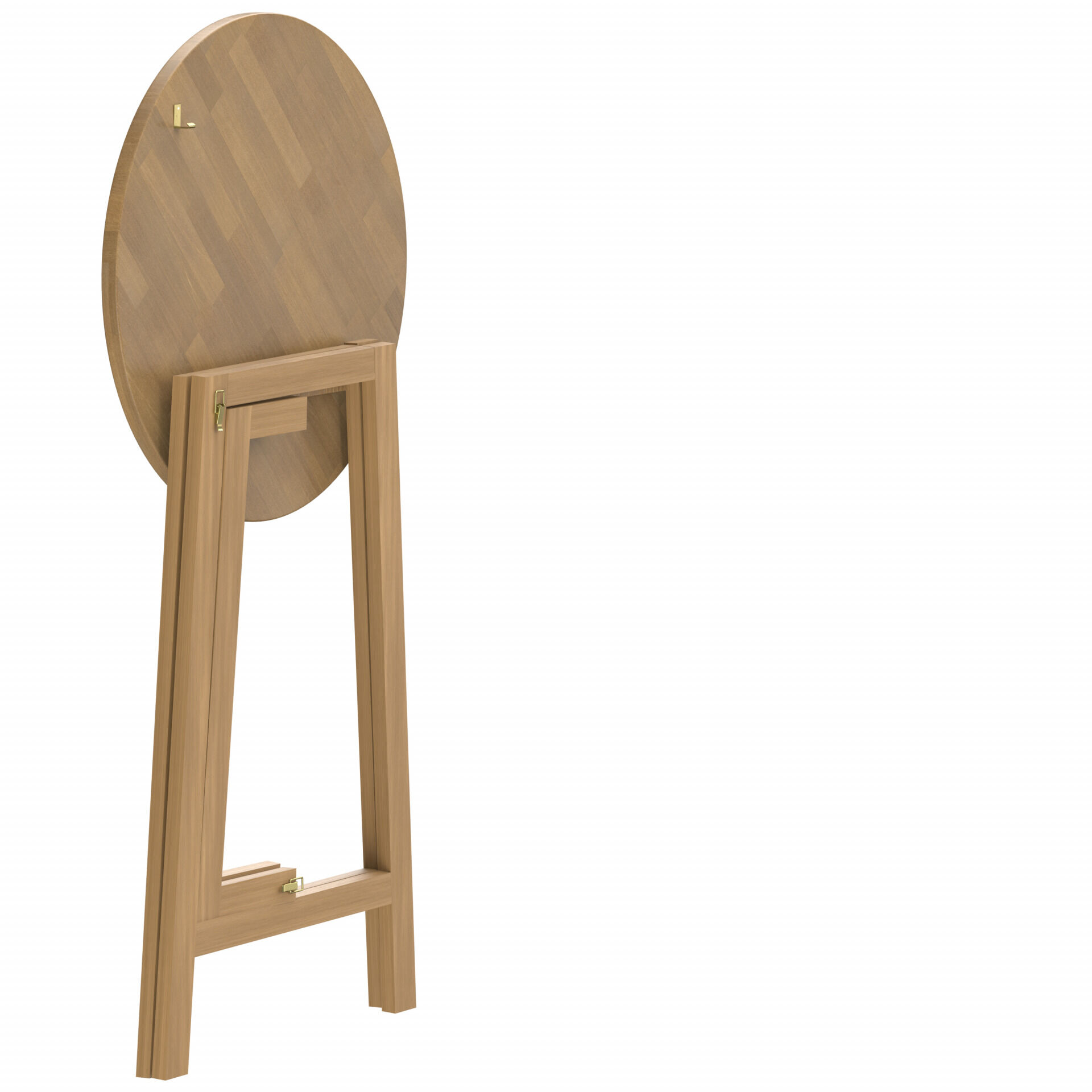 Stehtisch klappbar Akazienholz Ø80cm H110cm wetterfest stabil