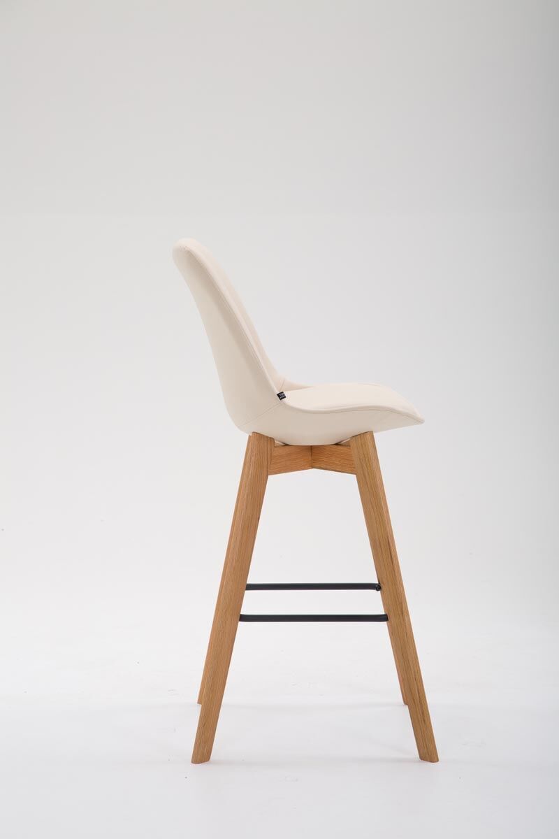 Barhocker Metz Kunstleder Natura, creme