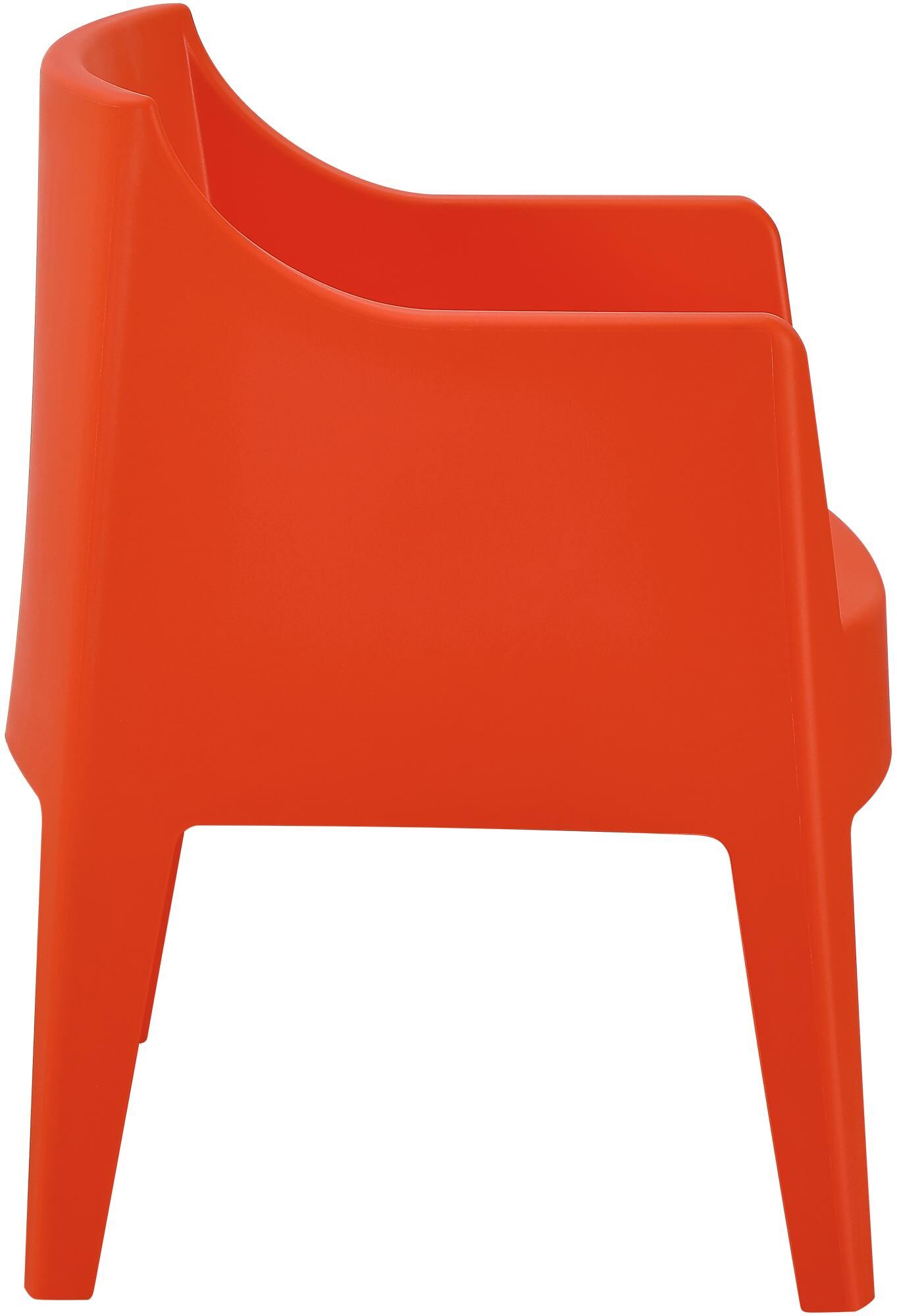 4er Set Stühle Bartal, orange