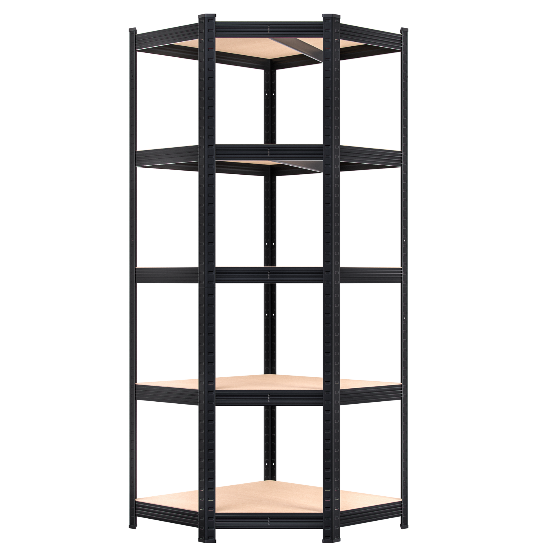 Schwerlasteckregal Schwarz 180x70x40cm verzinkt 875kg