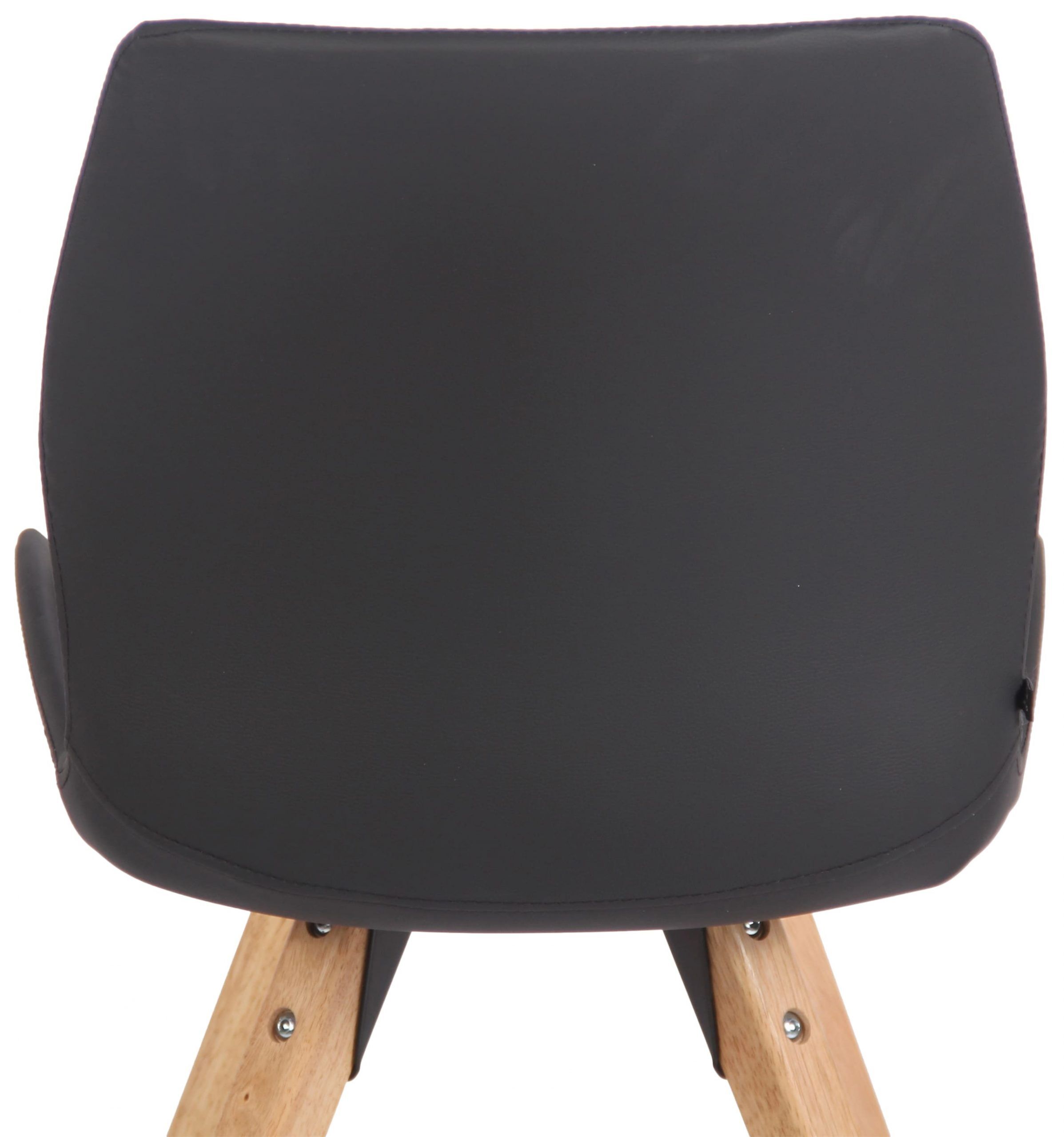 Stuhl Luna Kunstleder, schwarz