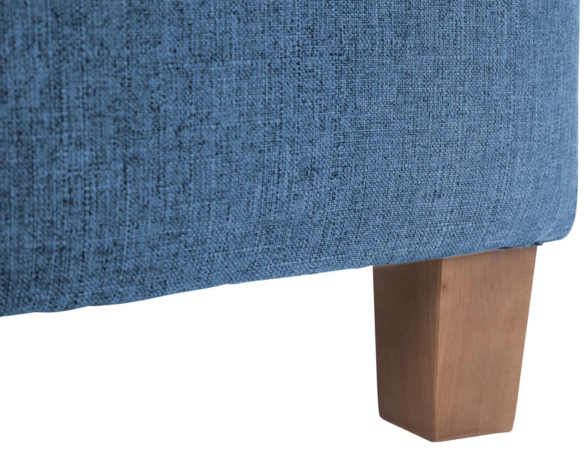 Sitzhocker Pharao, antik-hell, blau