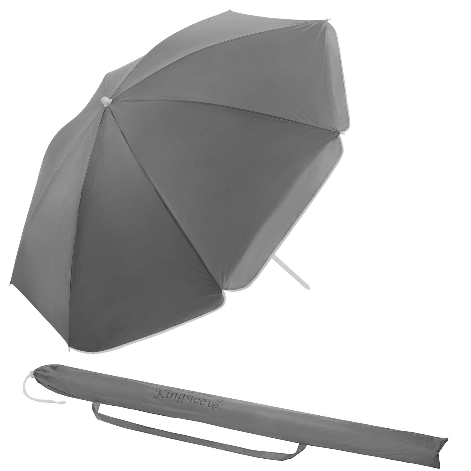 Sonnenschirm Cyprus Anthrazit 180cm UV-Schutz 50+ Neigefunktion