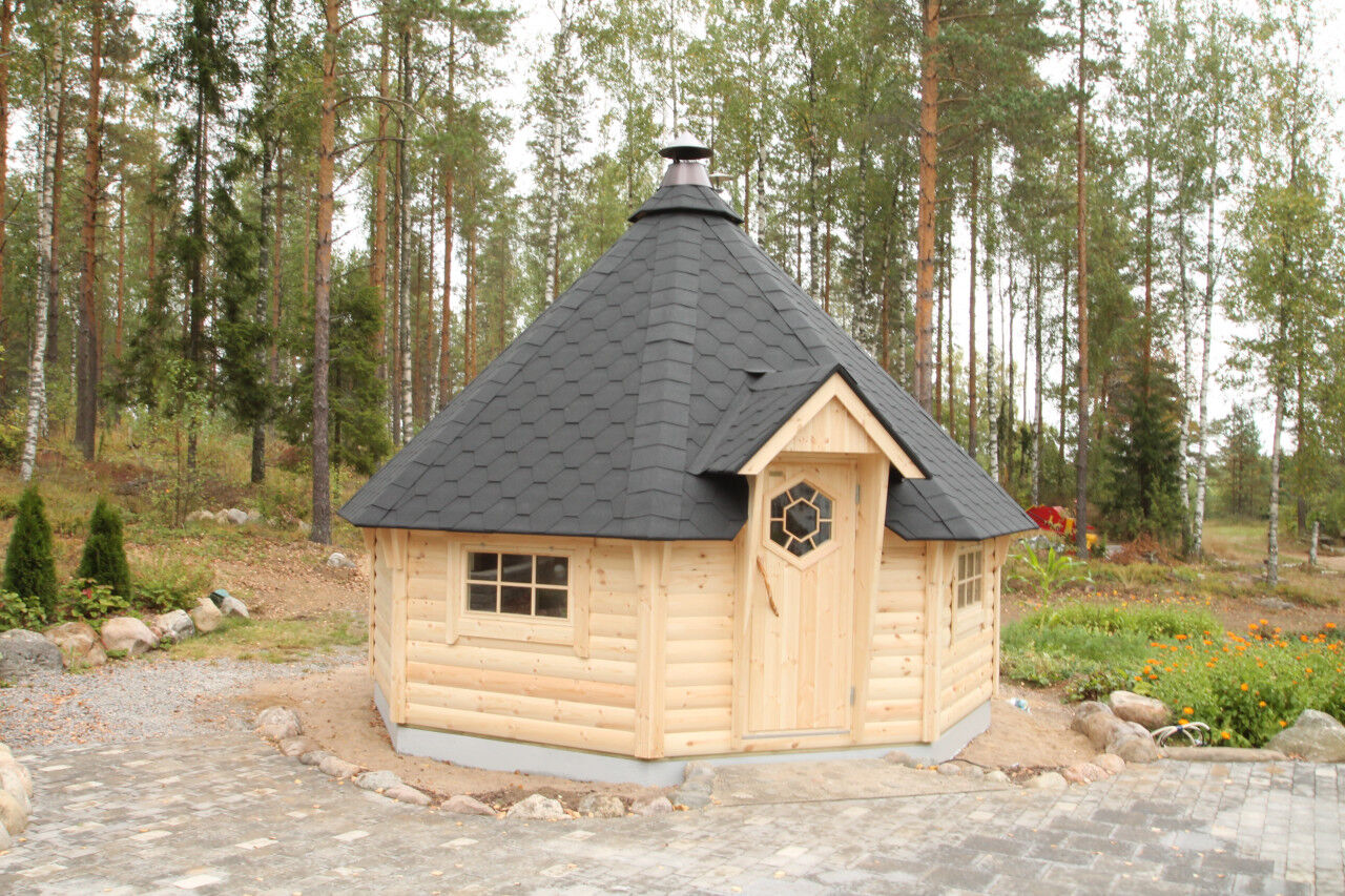 Grillkota Deluxe 12 m² naturbelassen
