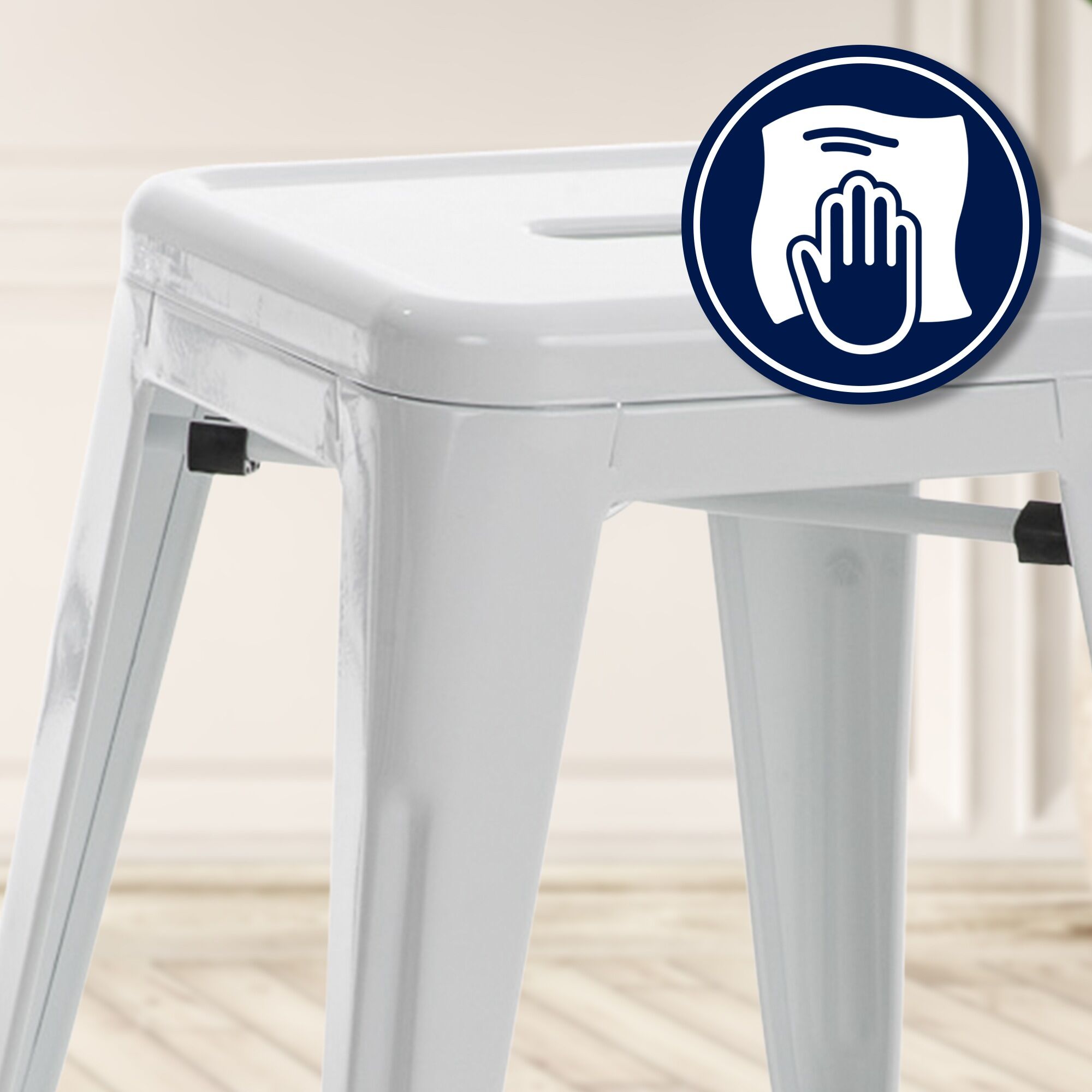 Hocker Armin, weiß