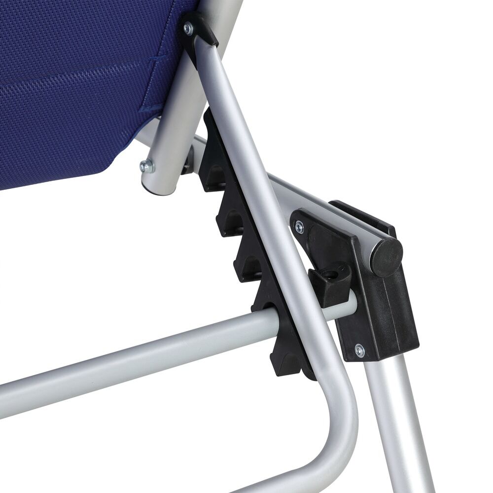 Gartenliege Bari Blau 210x60x81cm