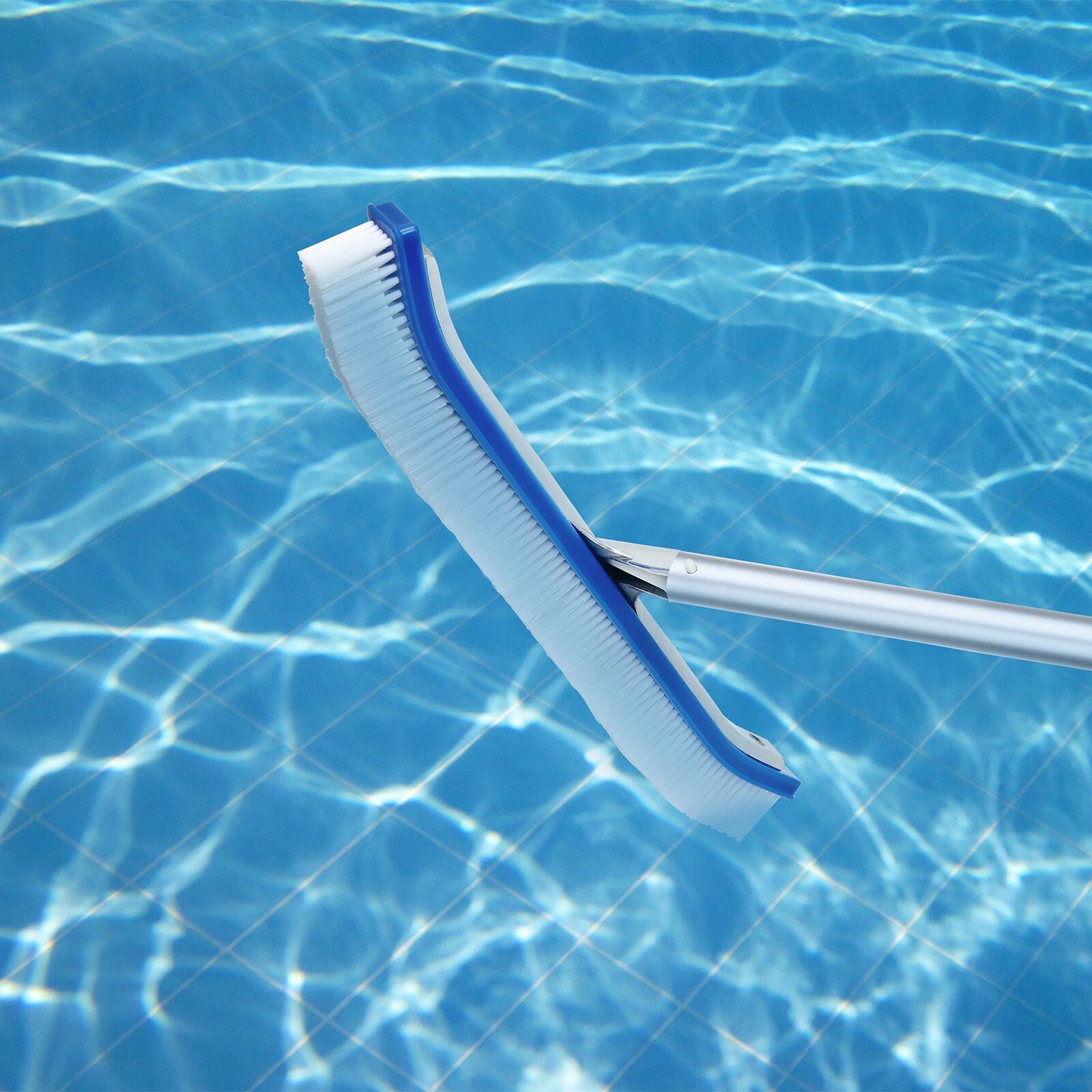 Aluverstärkte Poolbürste/Bodenbürste 46cm