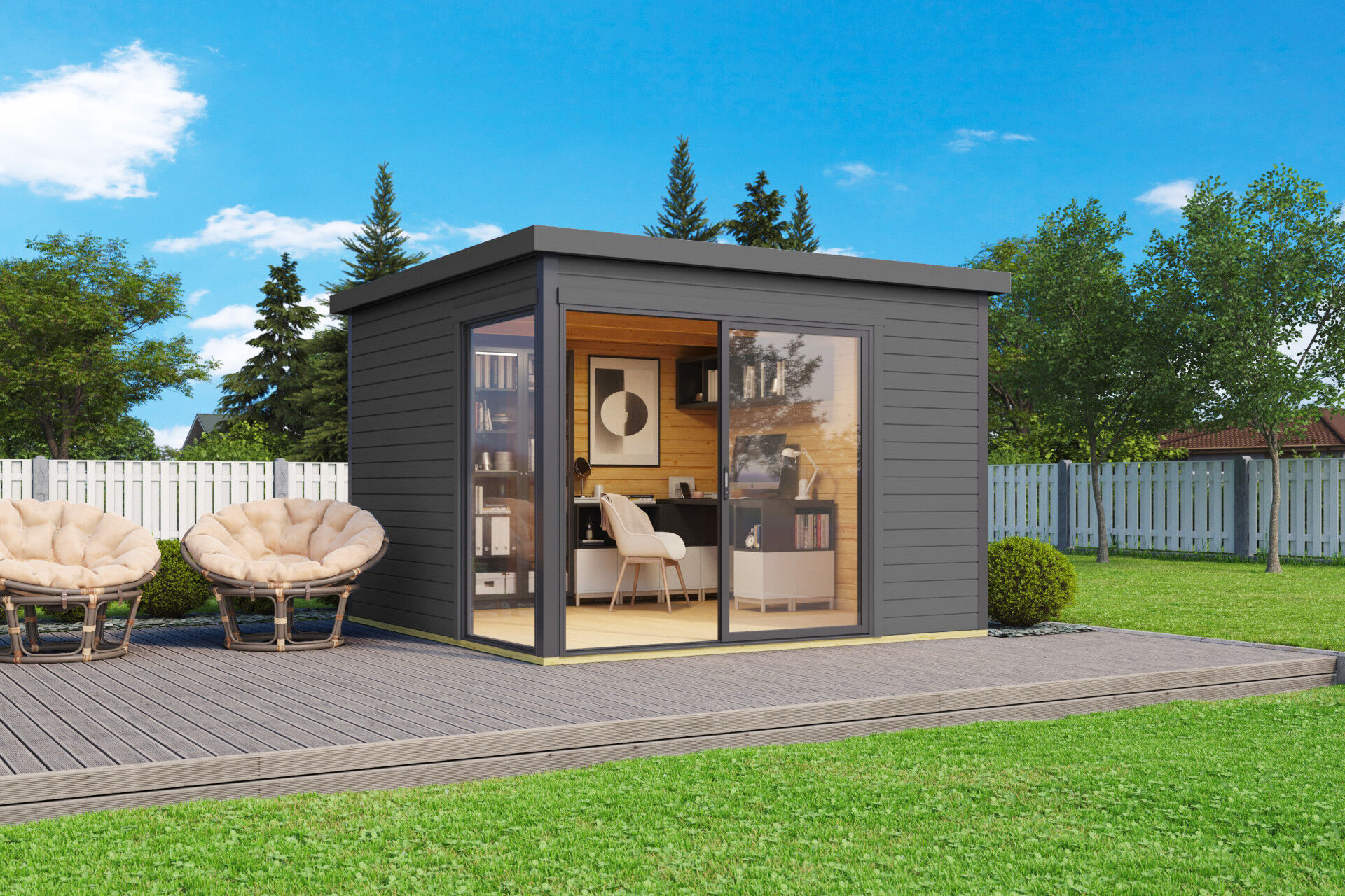 Lasita Maja Gartenhaus Domeo 1