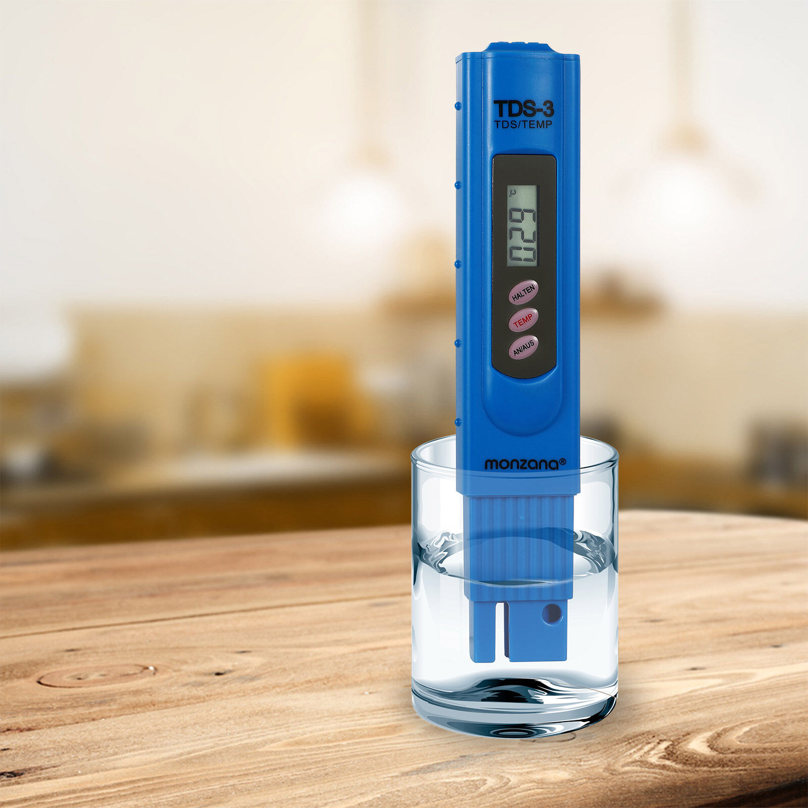 Digitaler TDS-3 Wasser Tester mit LCD Anzeige + Batterie