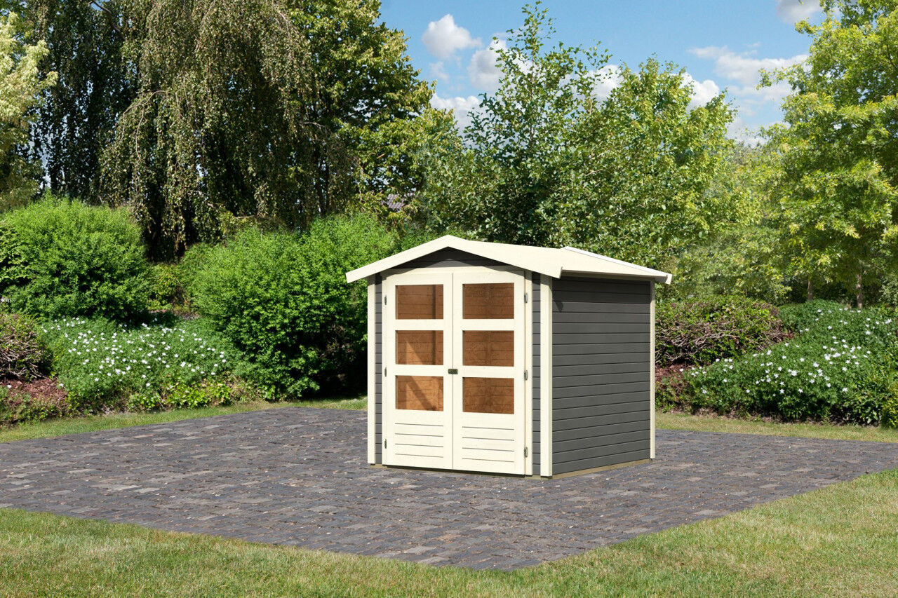 Gartenhaus Amberg 2 terragrau