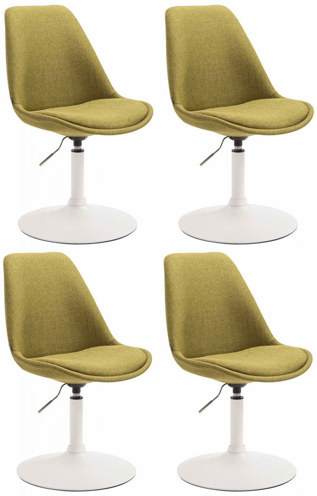 4er Set Stühle Maverick W Stoff, grün