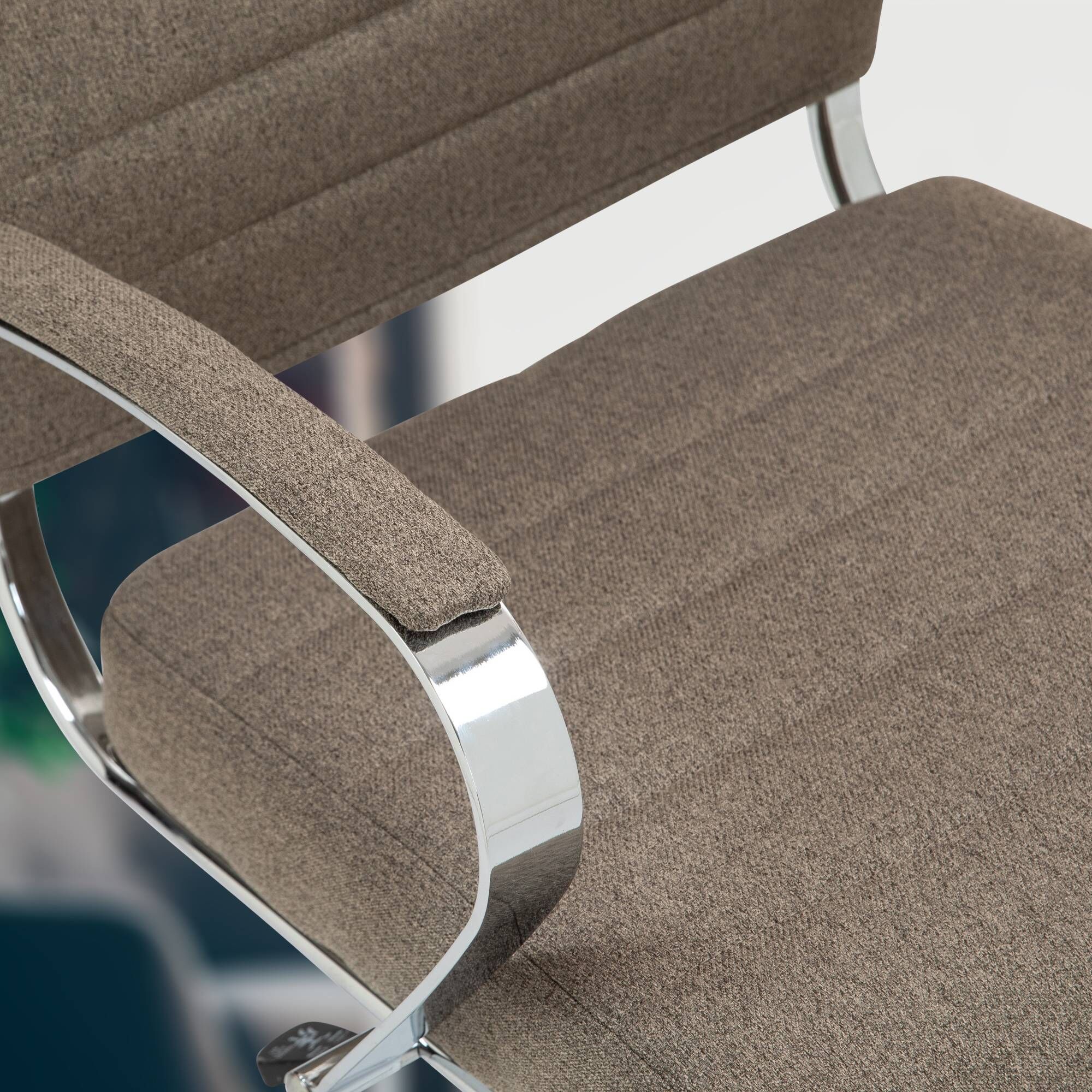 Bürostuhl Oakland Stoff, taupe