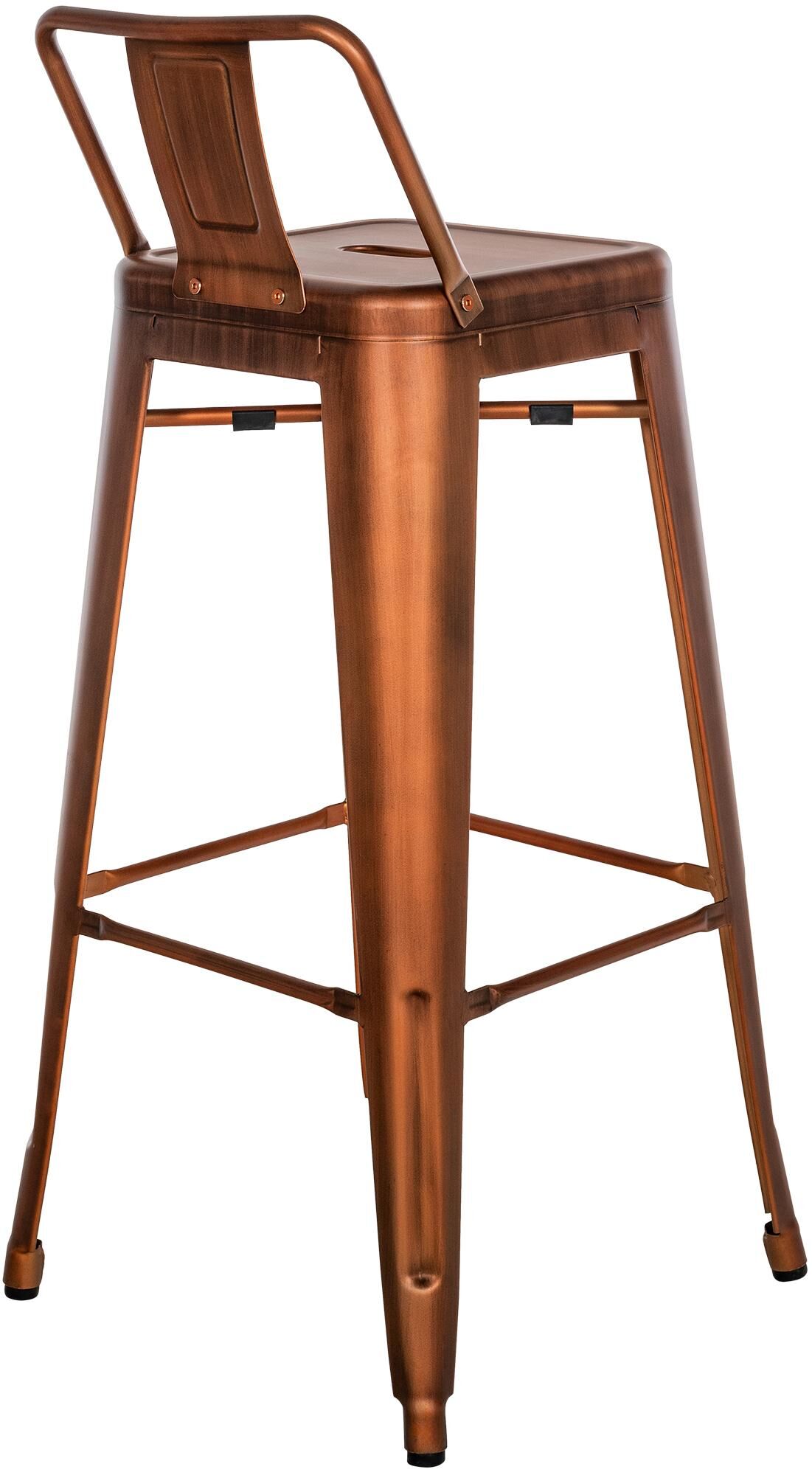 4er Set Barhocker Mason, kupfer