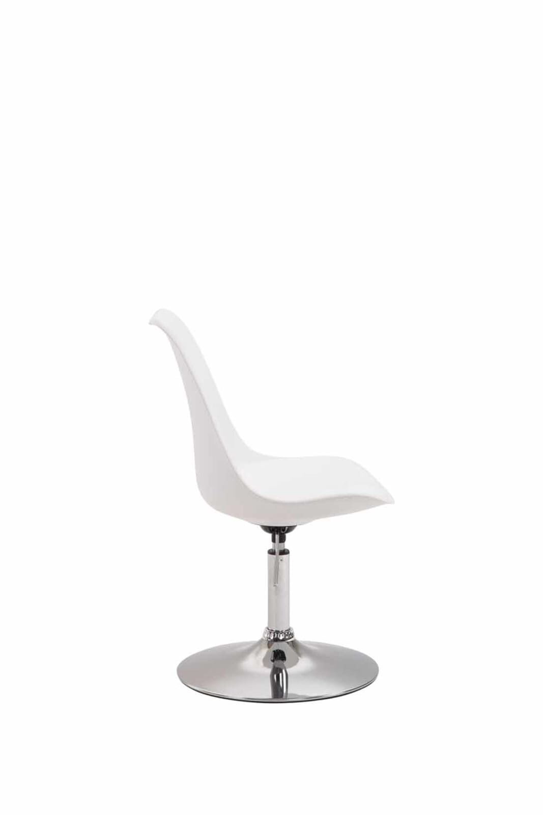 4er Set Esszimmerstühle Maverick C Kunststoff, weiß