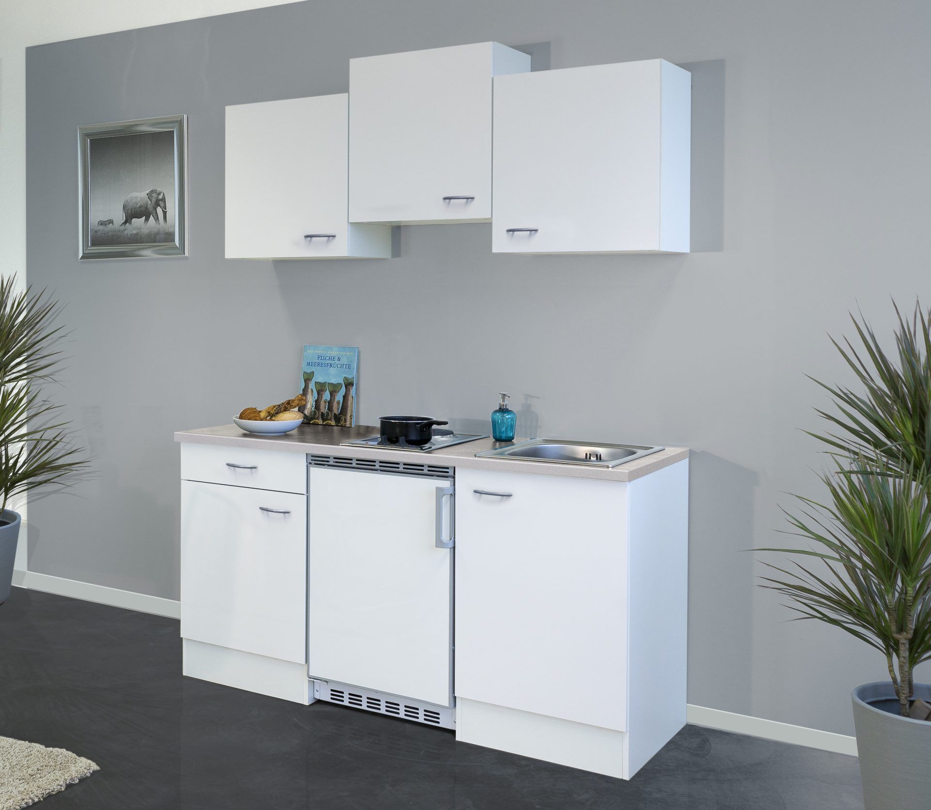 Singleküche WITO 150 cm mit E-Geräten