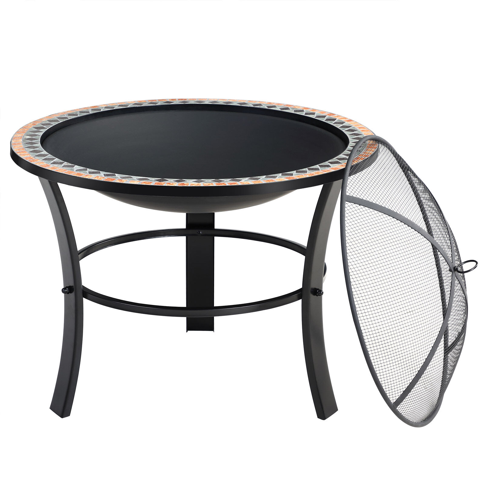 Feuerschale Sevilla Mosaik Stahl Ø76cm