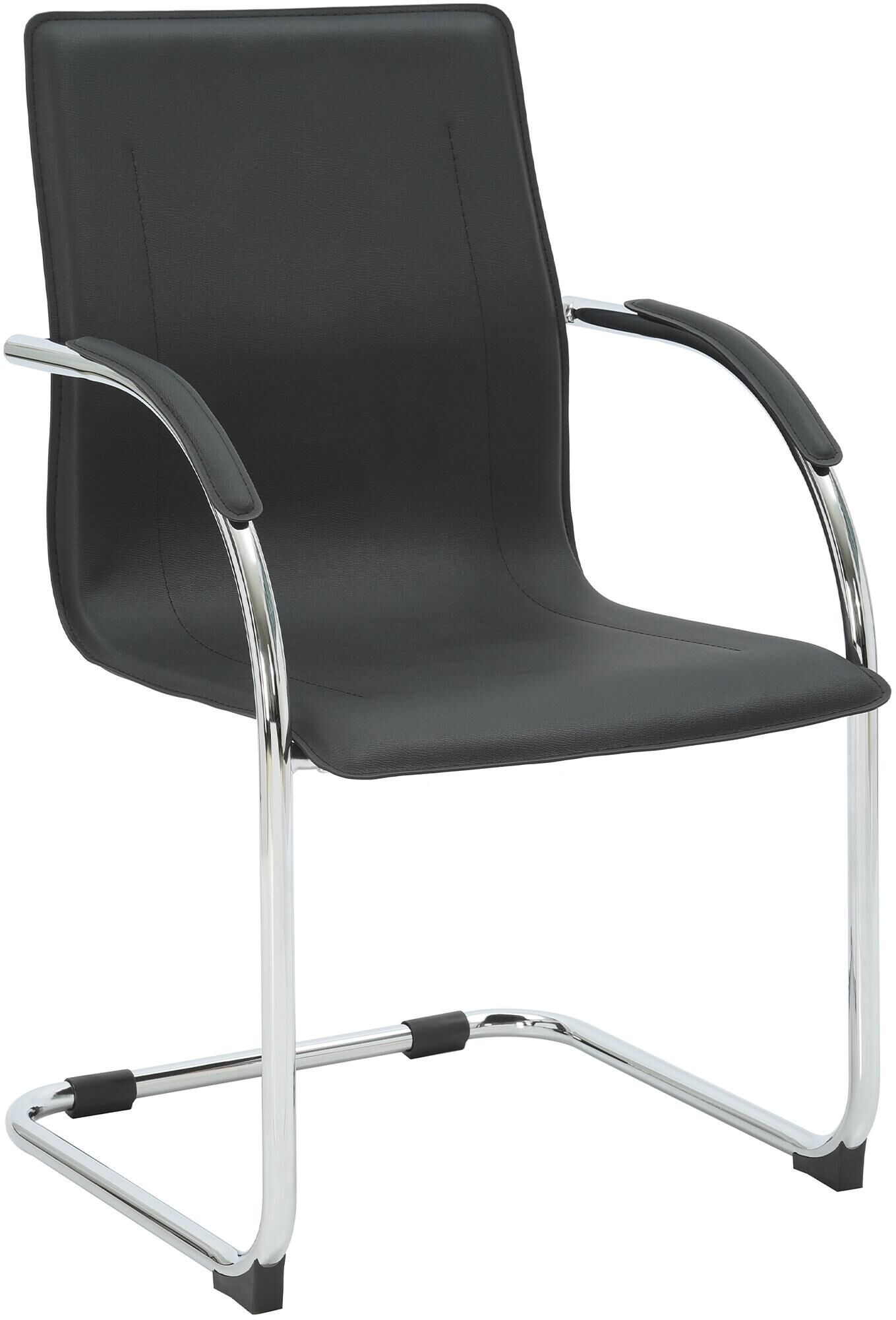 Besucherstuhl Noeleen, schwarz