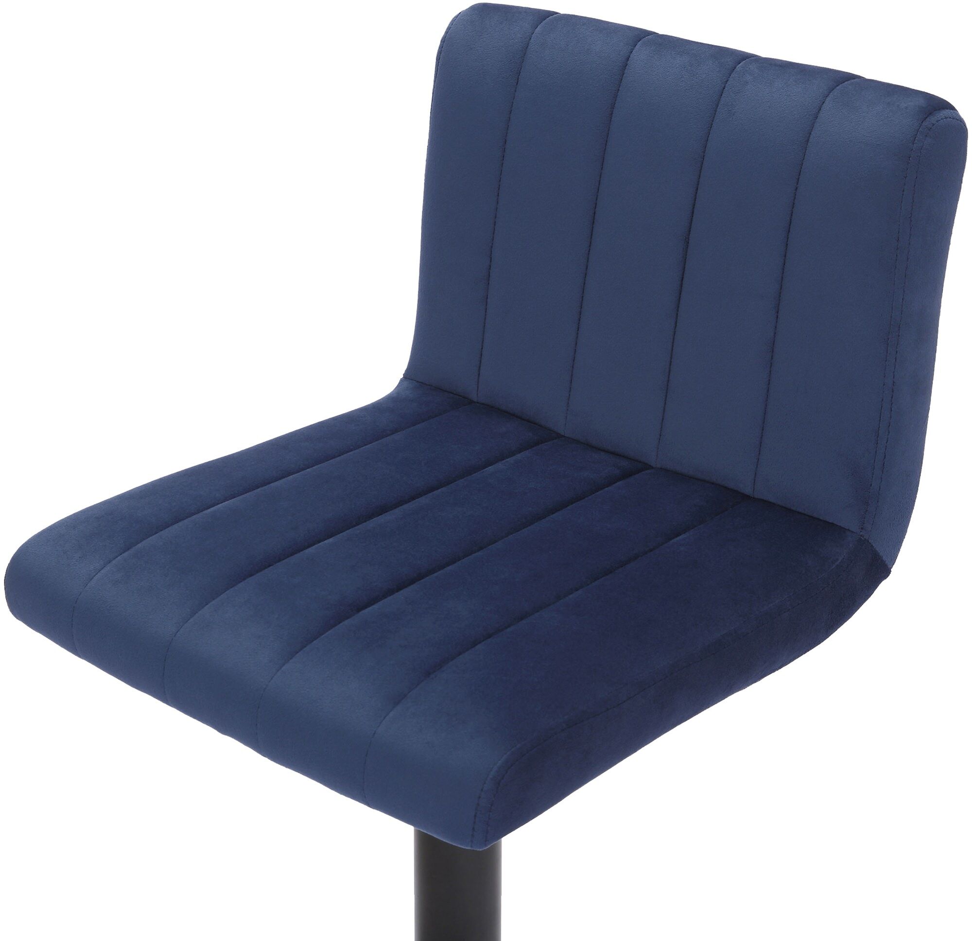Barhocker Jamie Samt, blau