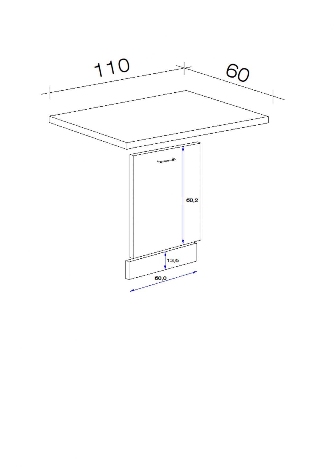 Geschirrspülerpaket CARA 110x85 cm