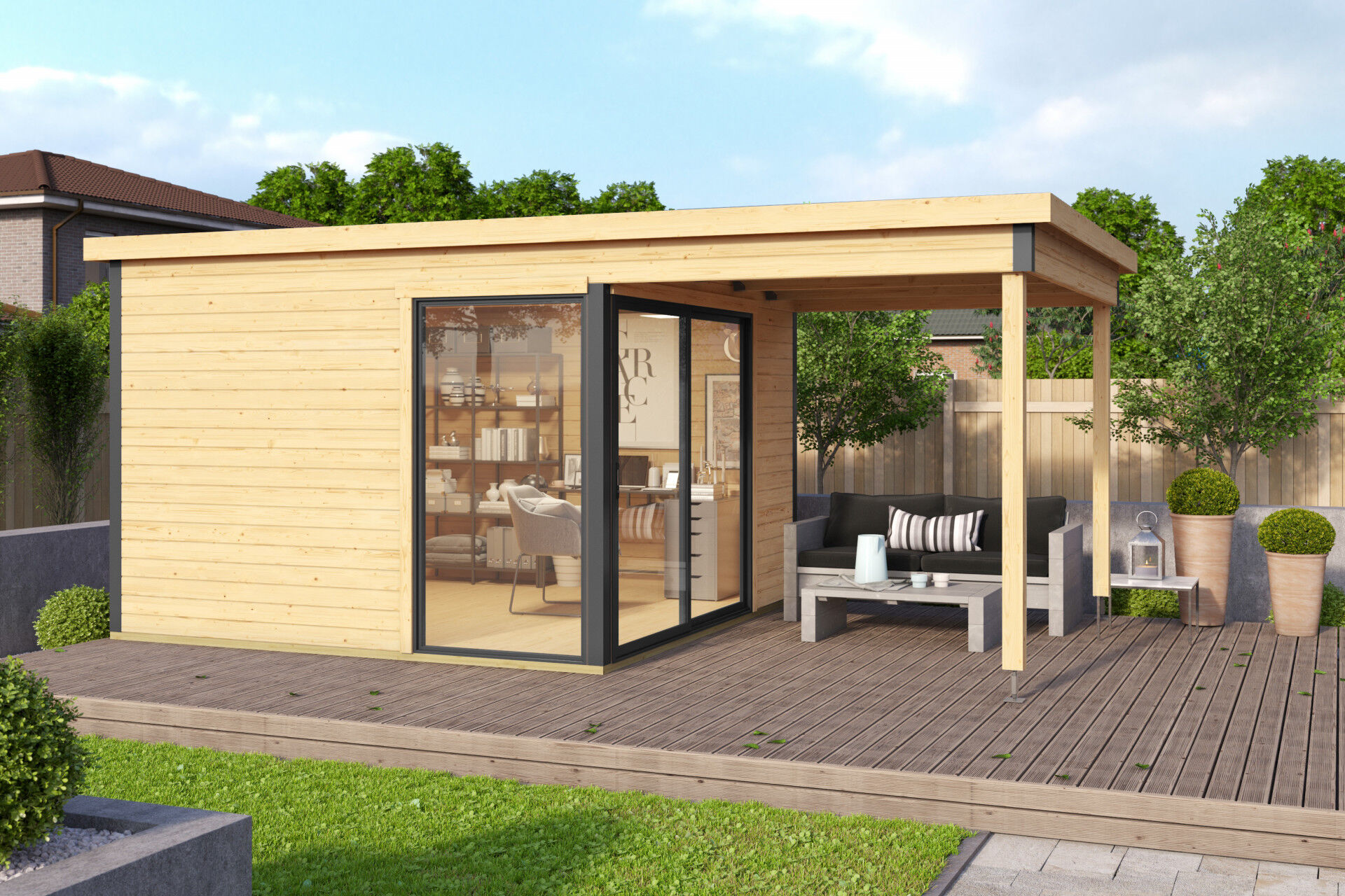 Lasita Maja Gartenhaus Domeo 2