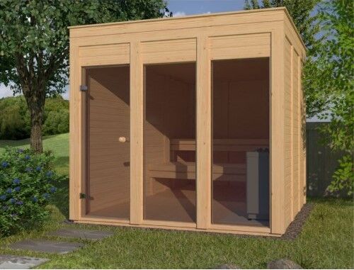 Saunacube modern 2,4 x 2,4m