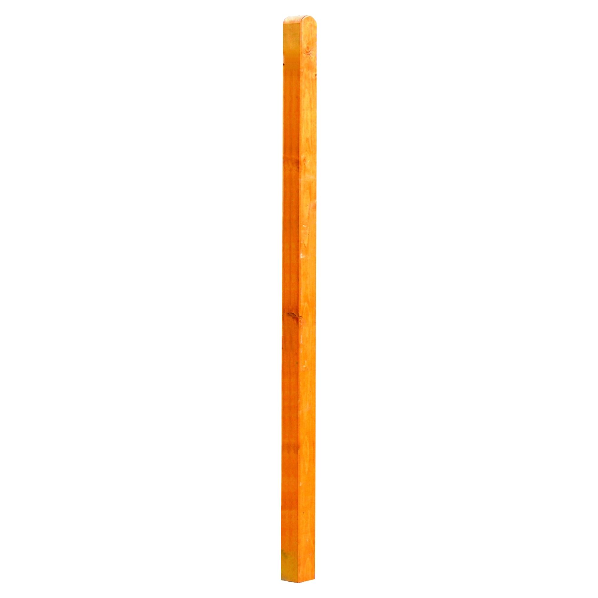 SUNLINE Pfosten Kopf gerundet, 9 x 9 x 190 cm, pinienfarbig lasiert