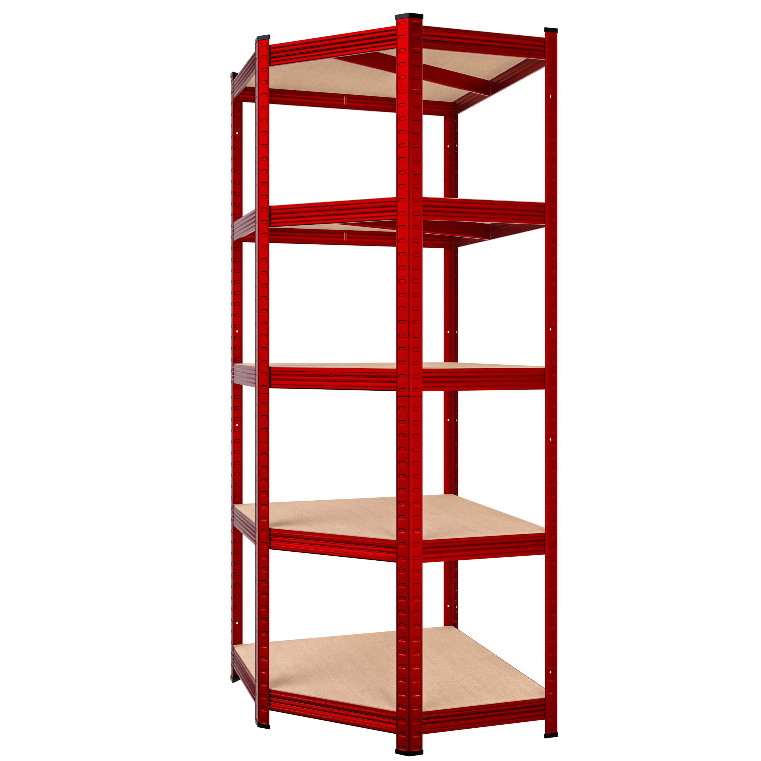 Schwerlasteckregal Rot 180x70x40cm verzinkt 875kg