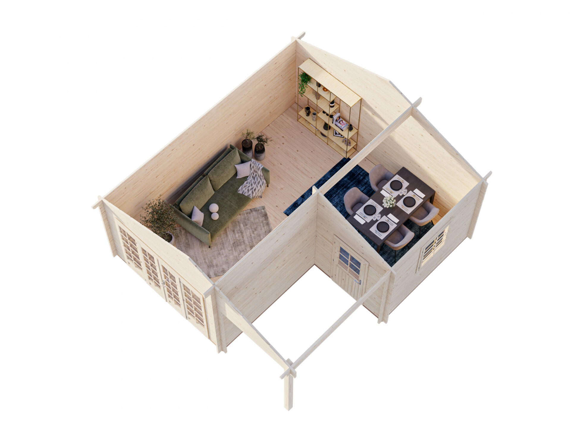 Palmako Gartenhaus Irene 21,9+5,2 m²